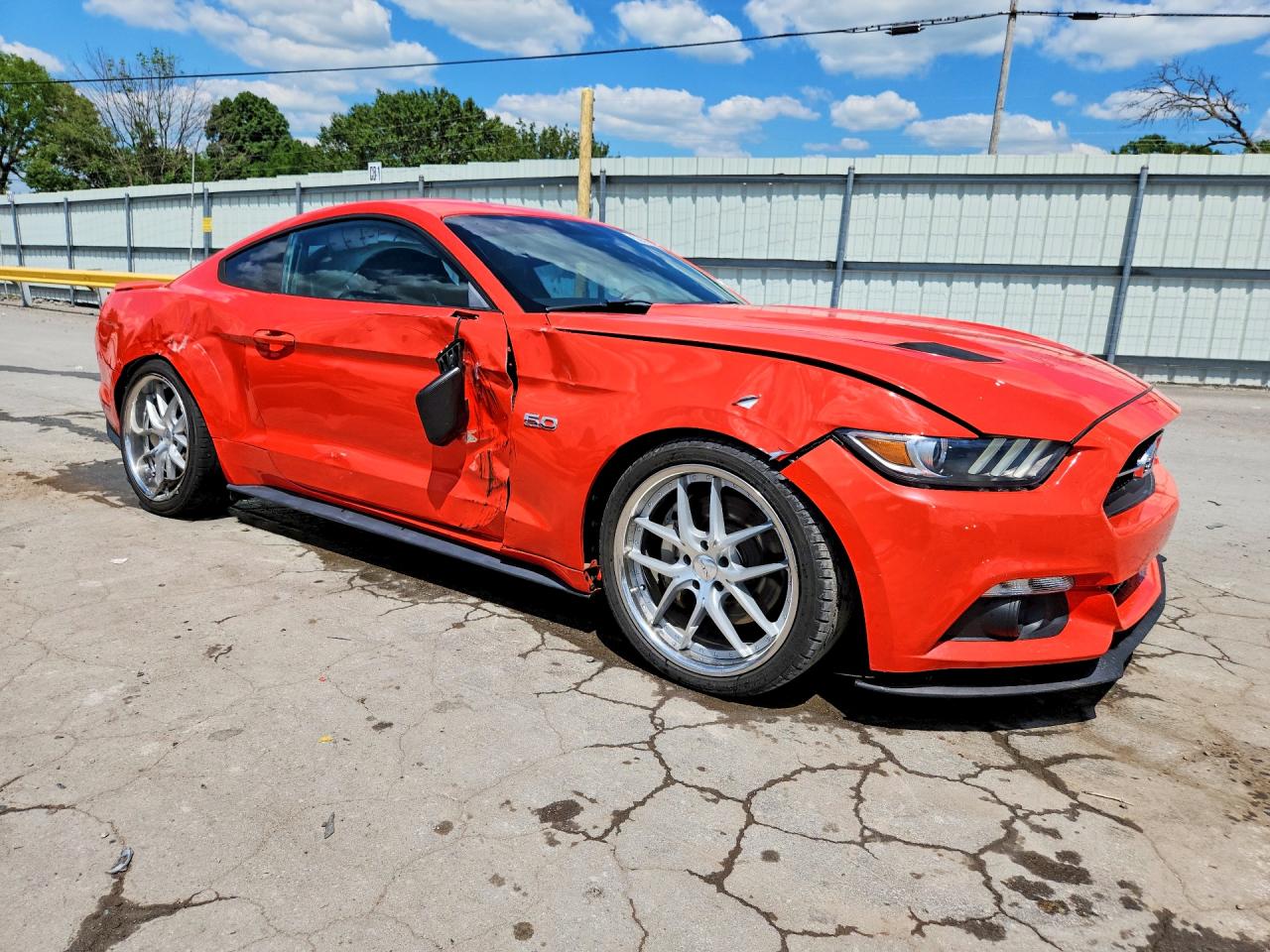 2015 Ford Mustang Gt Orange vin: 1FA6P8CF8F5313108