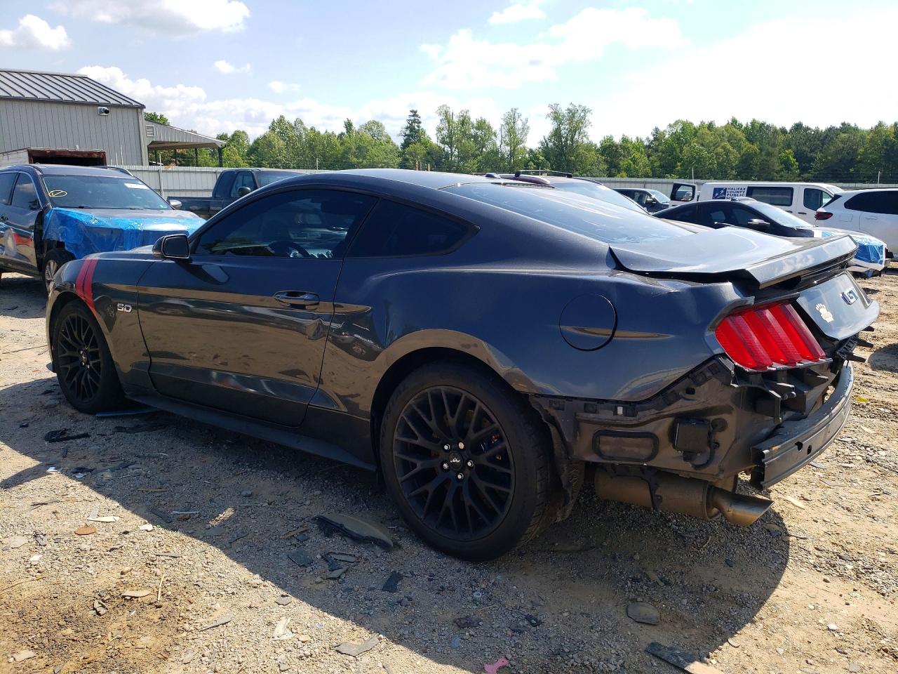 2015 Ford Mustang Gt Gray vin: 1FA6P8CF8F5322701