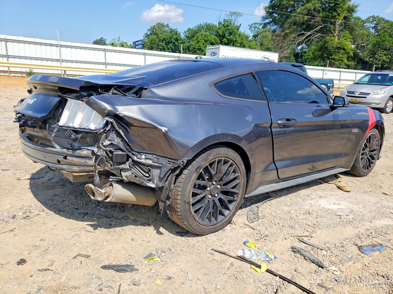 2015 Ford Mustang Gt Gray vin: 1FA6P8CF8F5322701