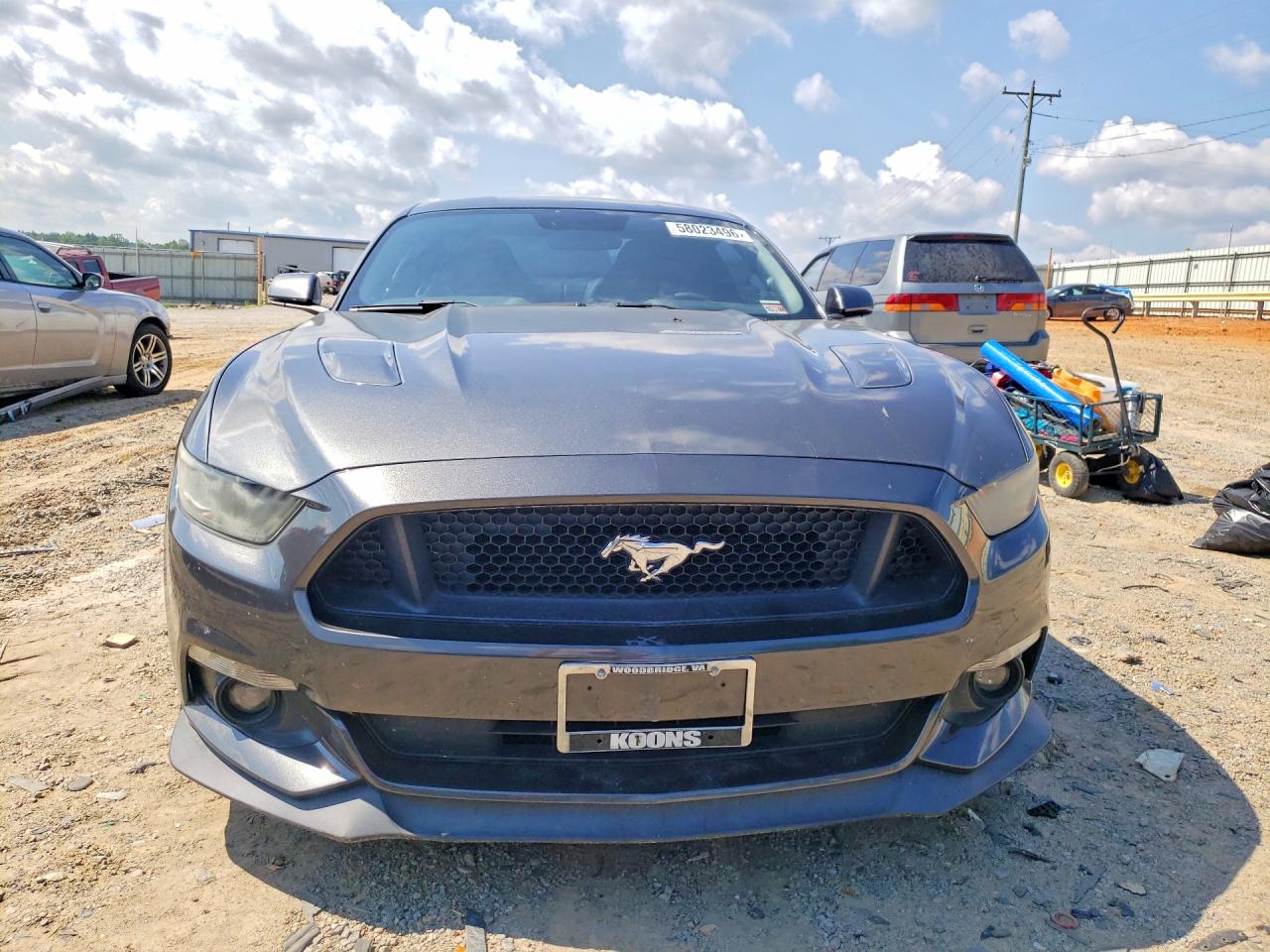 2015 Ford Mustang Gt Gray vin: 1FA6P8CF8F5322701