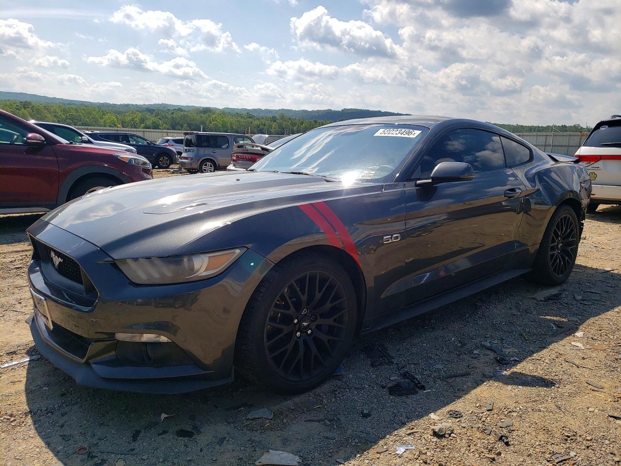 2015 Ford Mustang Gt Gray vin: 1FA6P8CF8F5322701