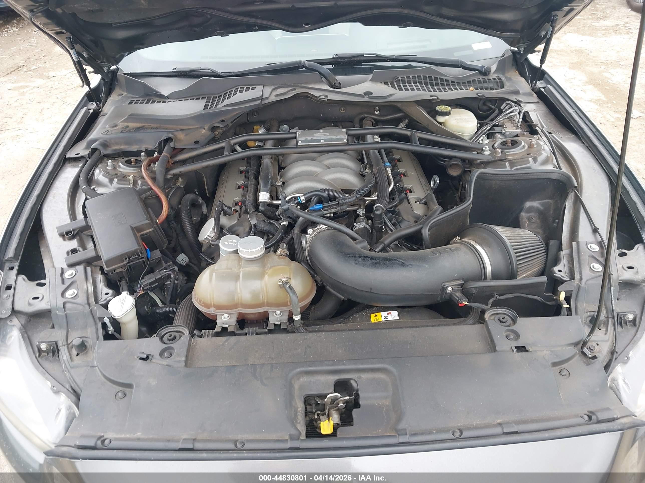 2015 Ford Mustang Gt Premium Серый vin: 1FA6P8CF8F5326554