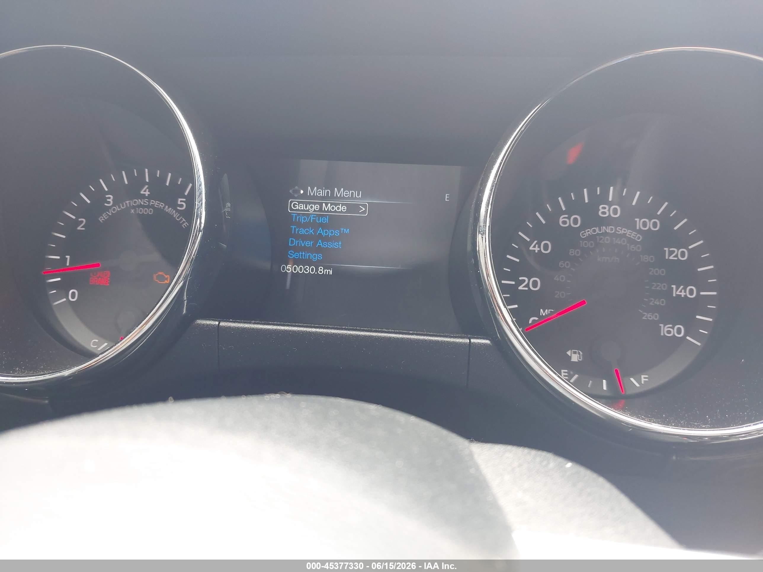 2015 Ford Mustang Gt Premium Gray vin: 1FA6P8CF8F5336243