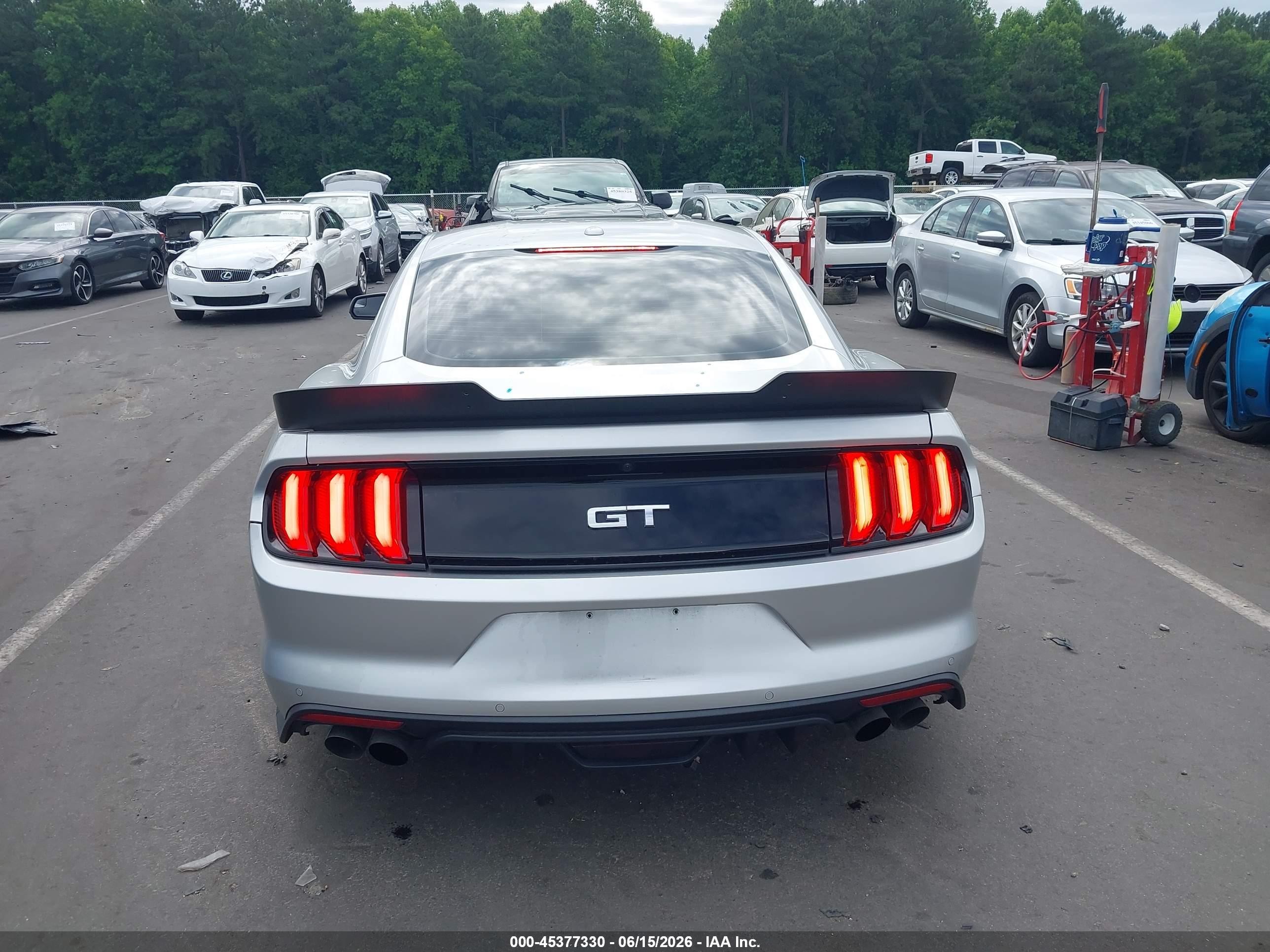 2015 Ford Mustang Gt Premium Gray vin: 1FA6P8CF8F5336243