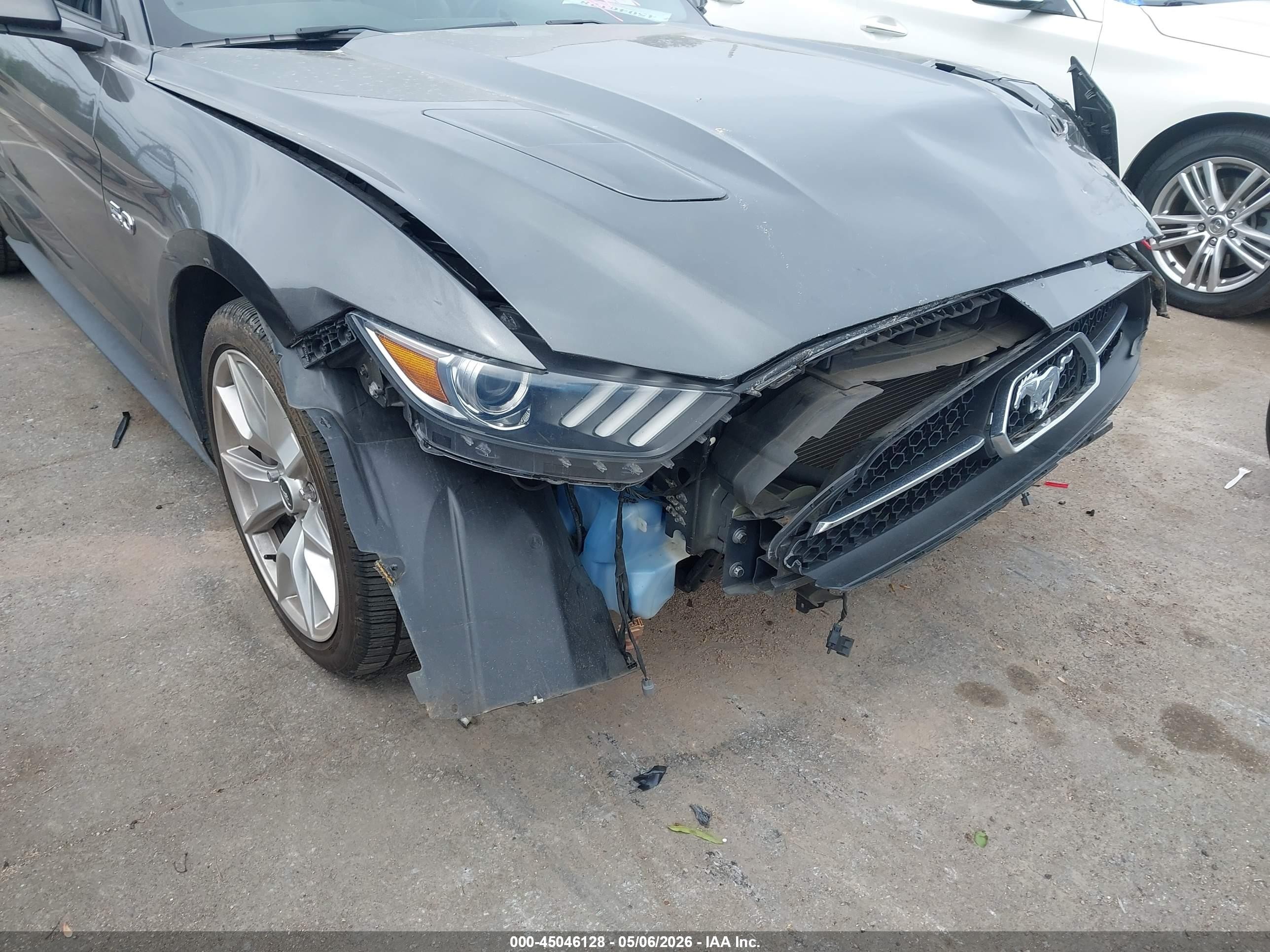 2015 Ford Mustang Gt Premium Gray vin: 1FA6P8CF8F5341023