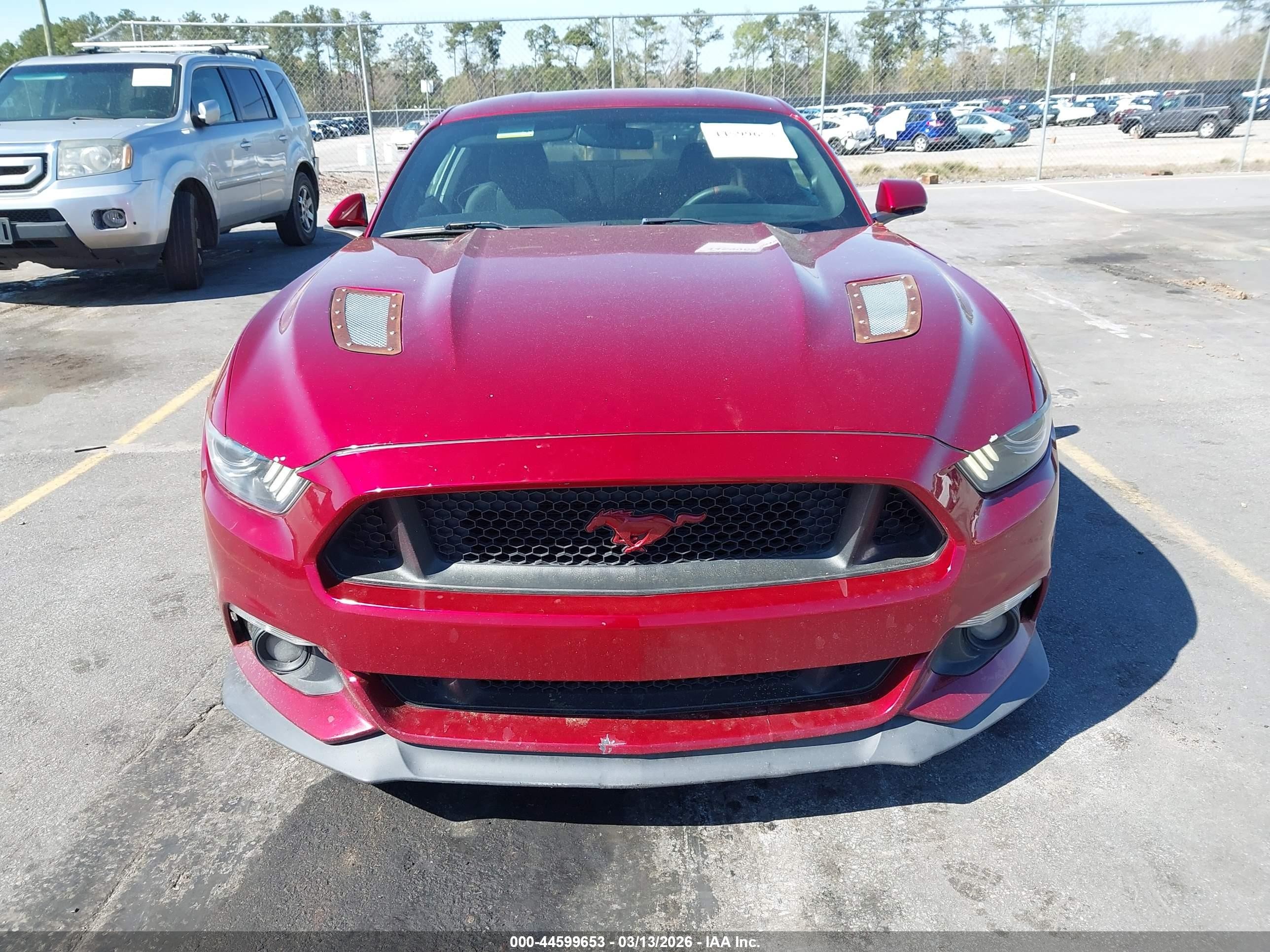 2015 Ford Mustang Gt Maroon vin: 1FA6P8CF8F5345394