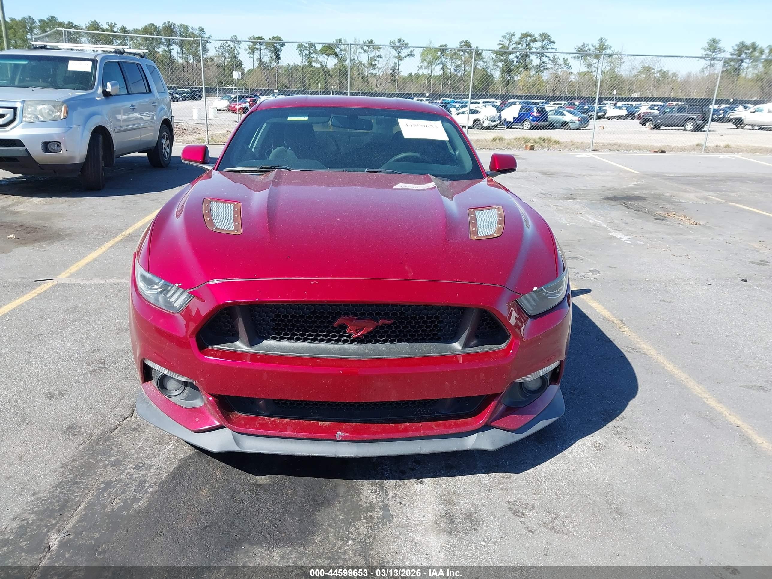 2015 Ford Mustang Gt Maroon vin: 1FA6P8CF8F5345394