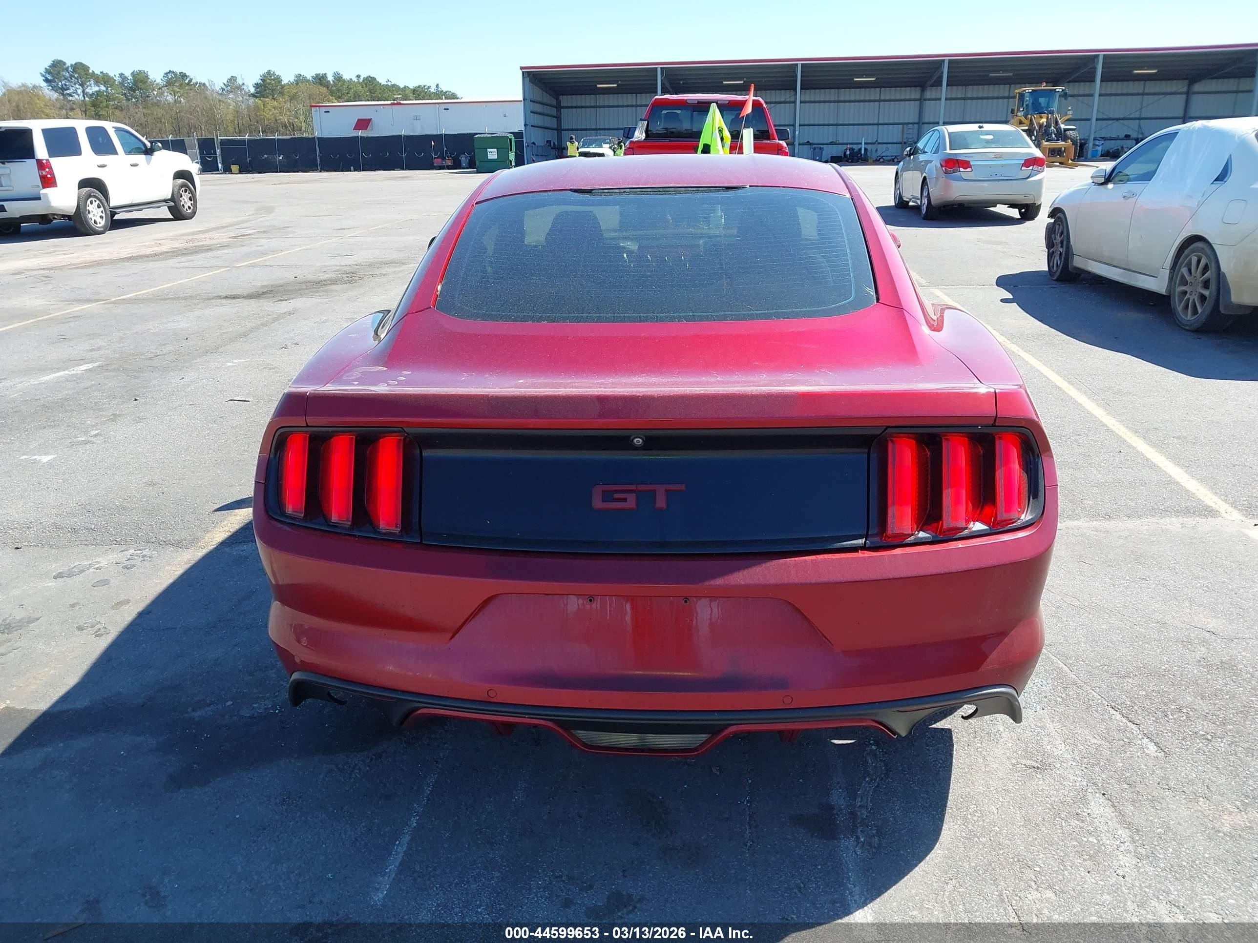 2015 Ford Mustang Gt Maroon vin: 1FA6P8CF8F5345394