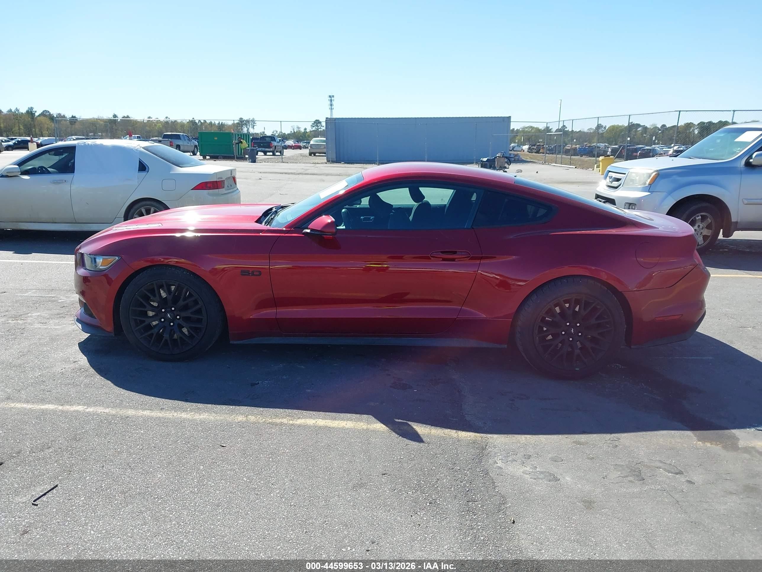 2015 Ford Mustang Gt Maroon vin: 1FA6P8CF8F5345394