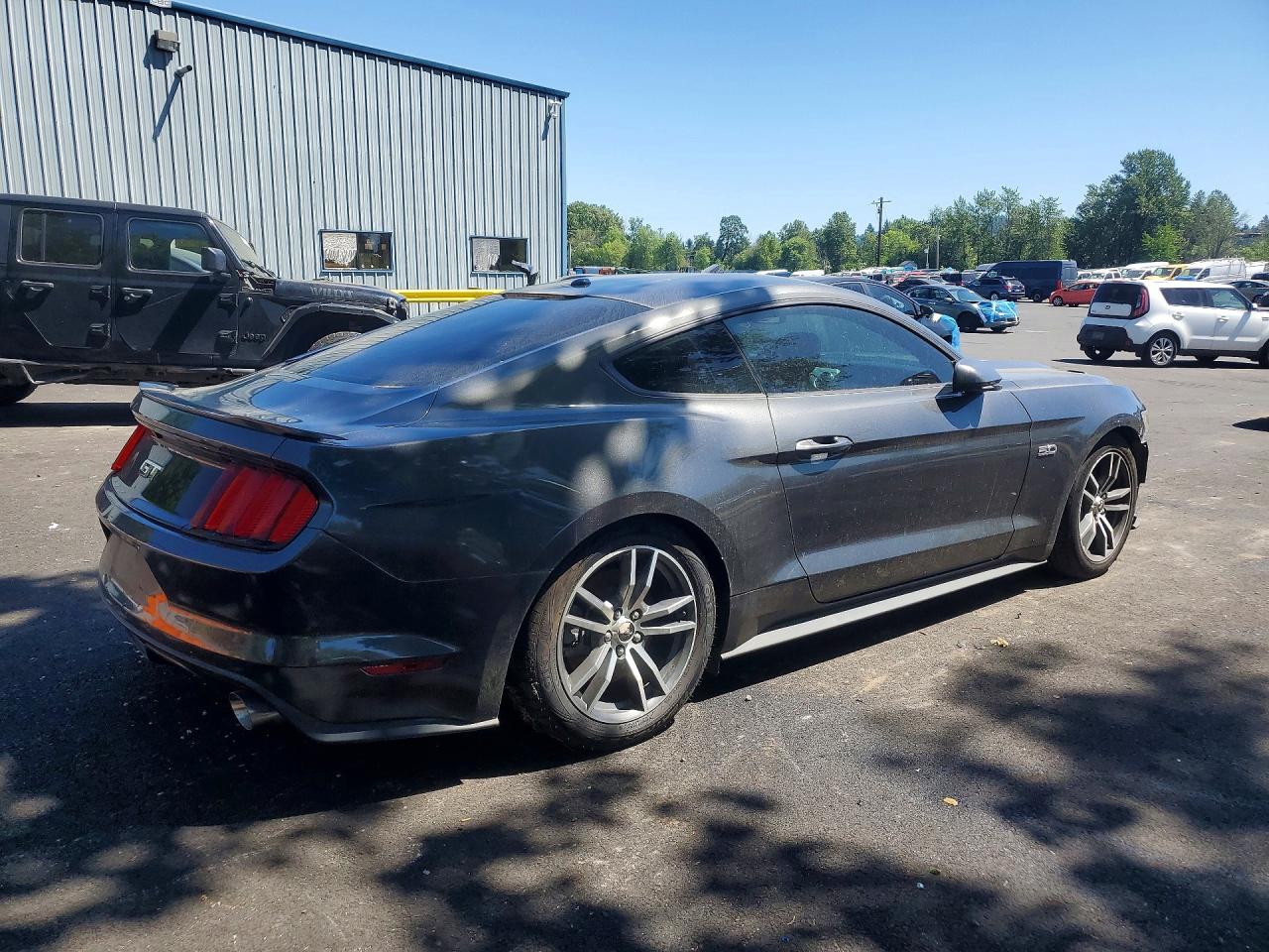 2015 Ford Mustang Gt Charcoal vin: 1FA6P8CF8F5363524