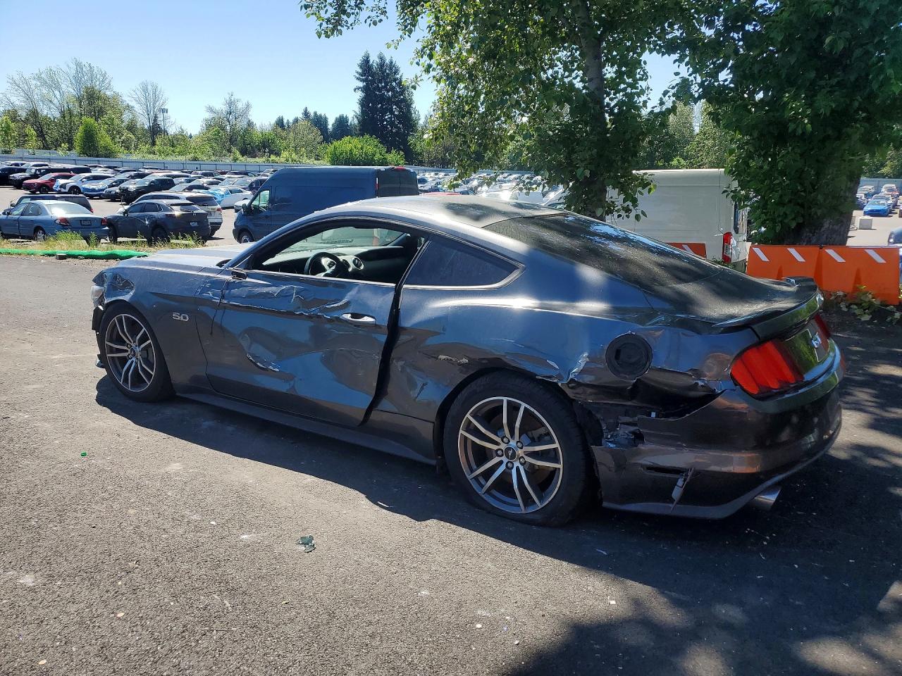 2015 Ford Mustang Gt Charcoal vin: 1FA6P8CF8F5363524
