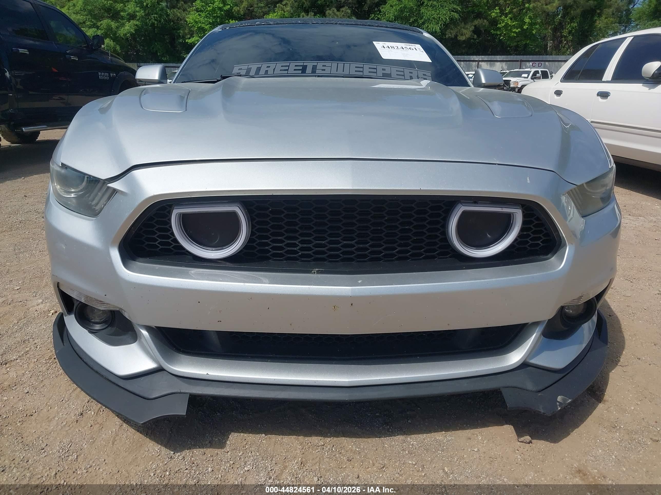 2015 Ford Mustang Gt Premium Silver vin: 1FA6P8CF8F5378055
