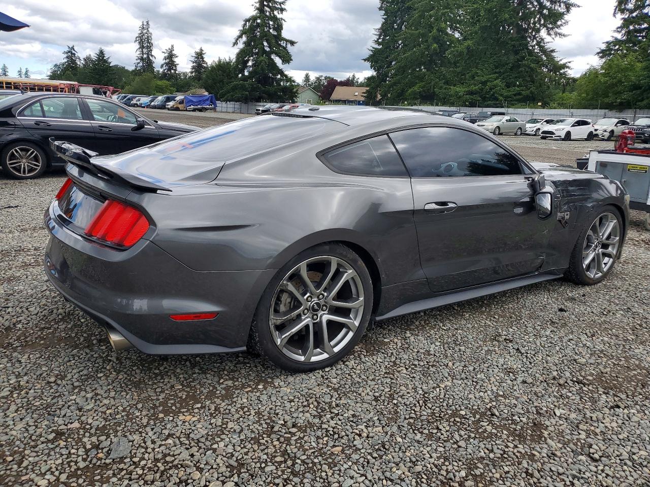 2015 Ford Mustang Gt Gray vin: 1FA6P8CF8F5407411
