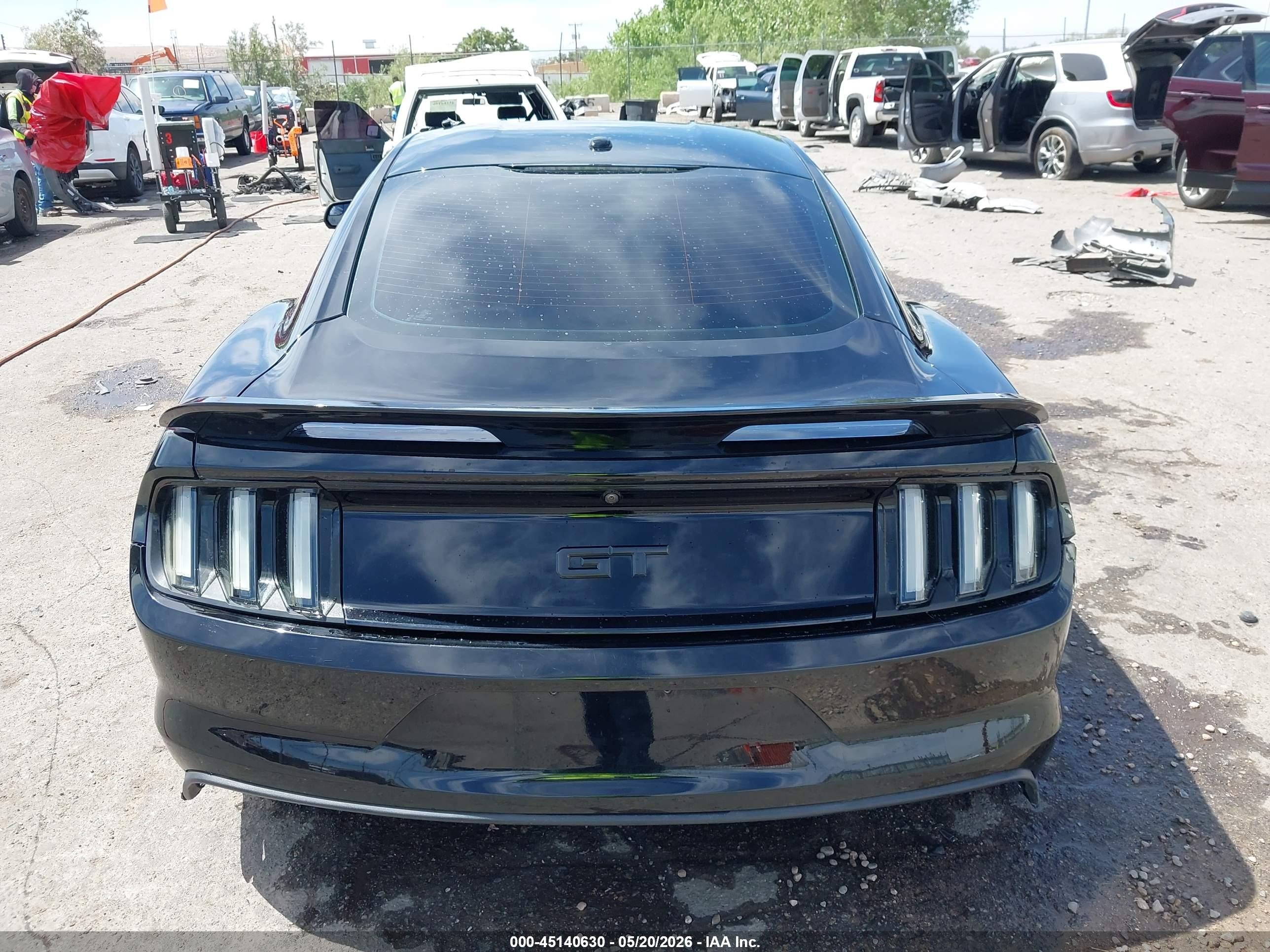 2015 Ford Mustang Gt Premium Black vin: 1FA6P8CF8F5408509