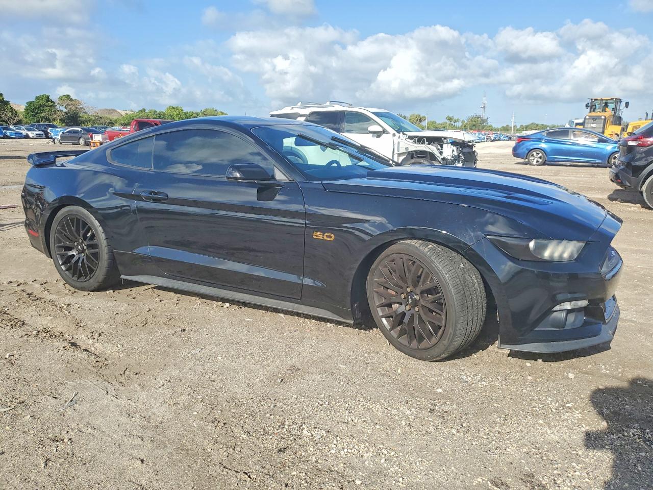 2015 Ford Mustang Gt Black vin: 1FA6P8CF8F5429554