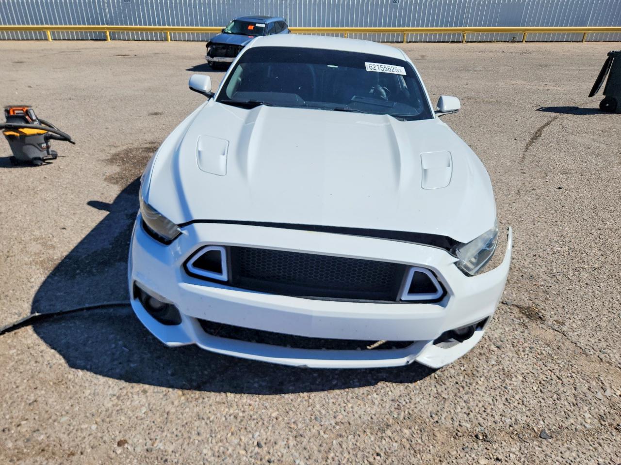 2015 Ford Mustang Gt White vin: 1FA6P8CF8F5431529