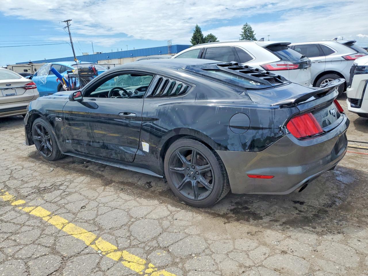 2015 Ford Mustang Gt Black vin: 1FA6P8CF8F5433782