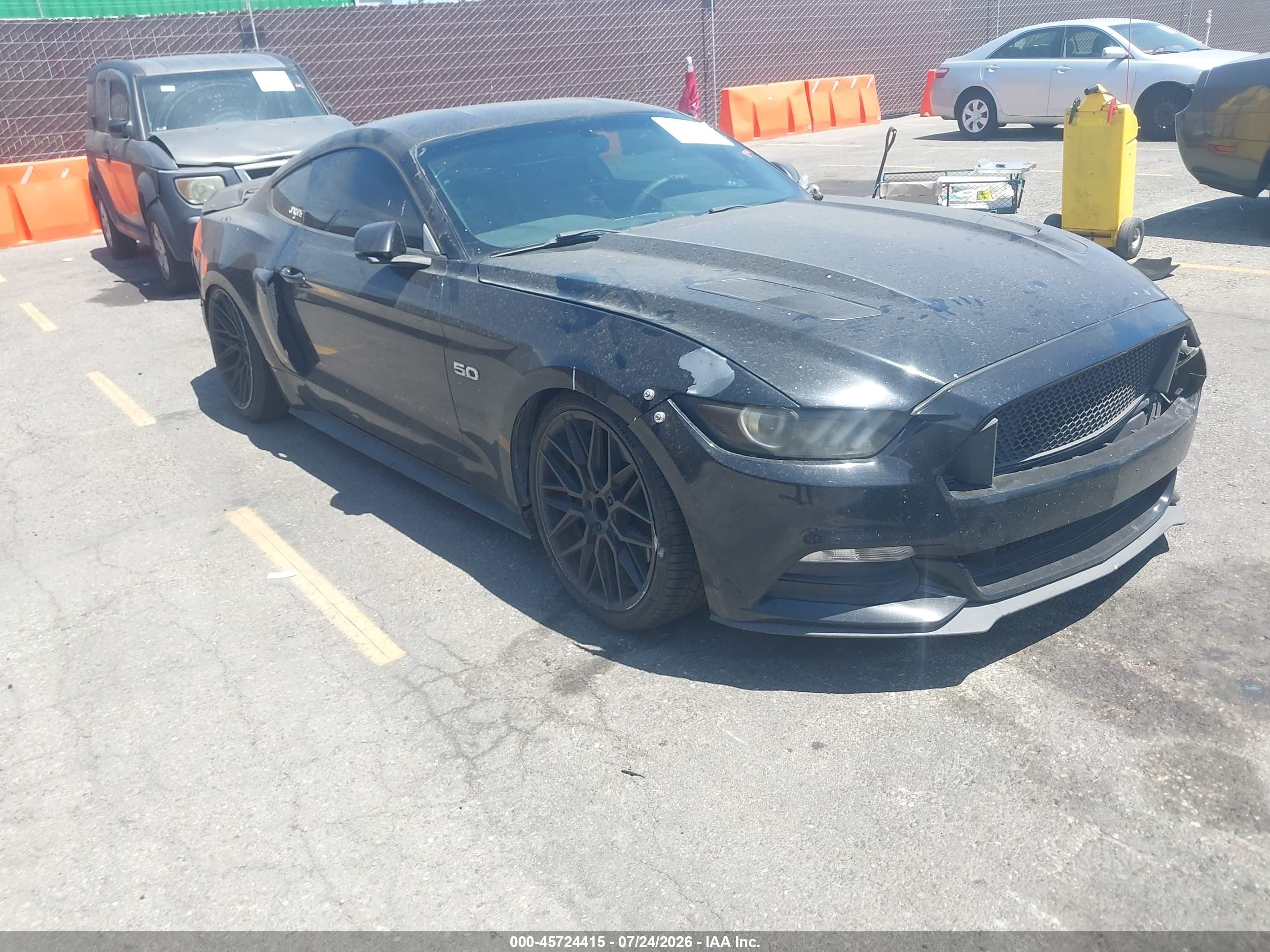 2015 Ford Mustang Gt Premium Black vin: 1FA6P8CF8F5434415
