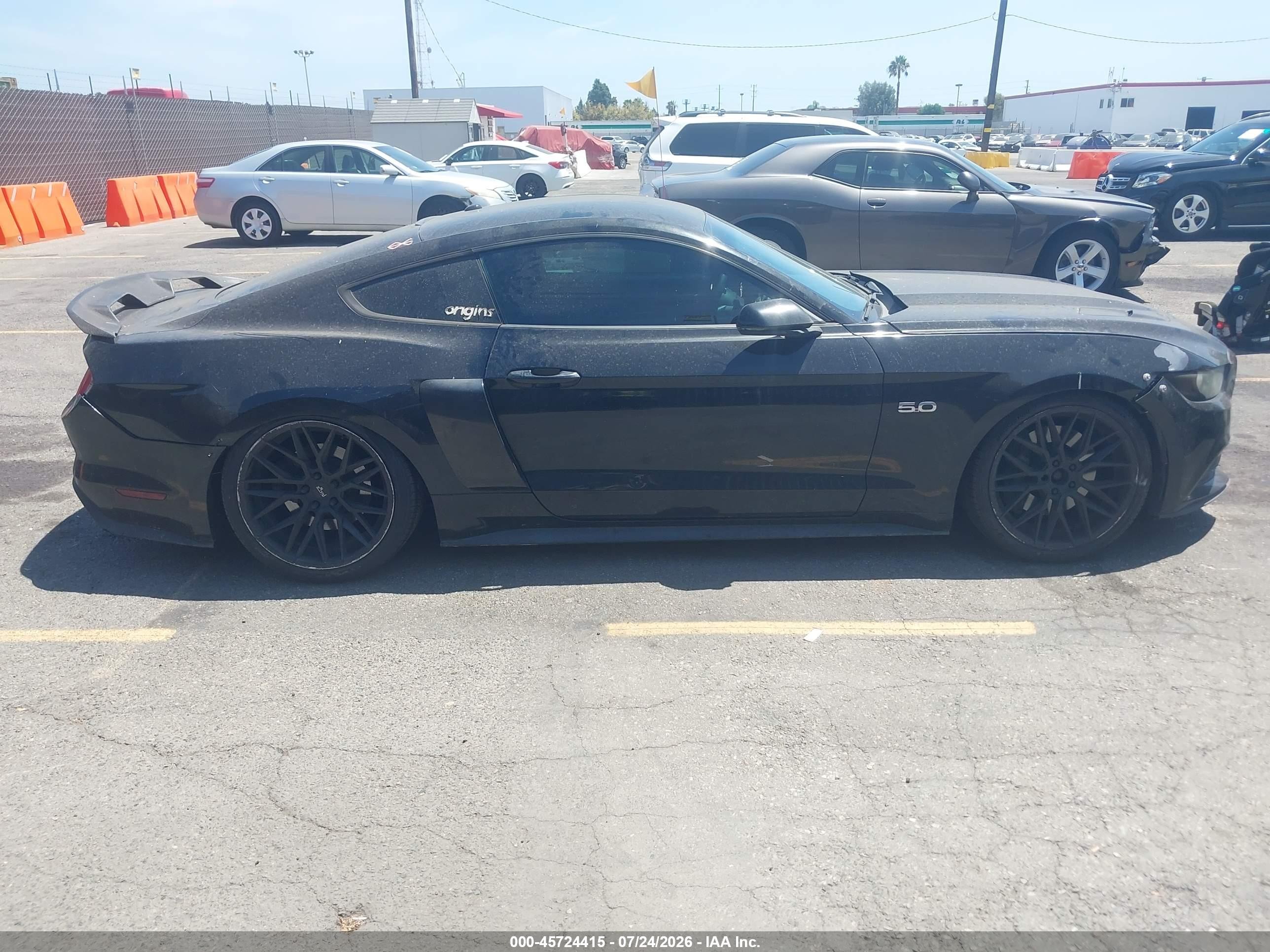 2015 Ford Mustang Gt Premium Black vin: 1FA6P8CF8F5434415