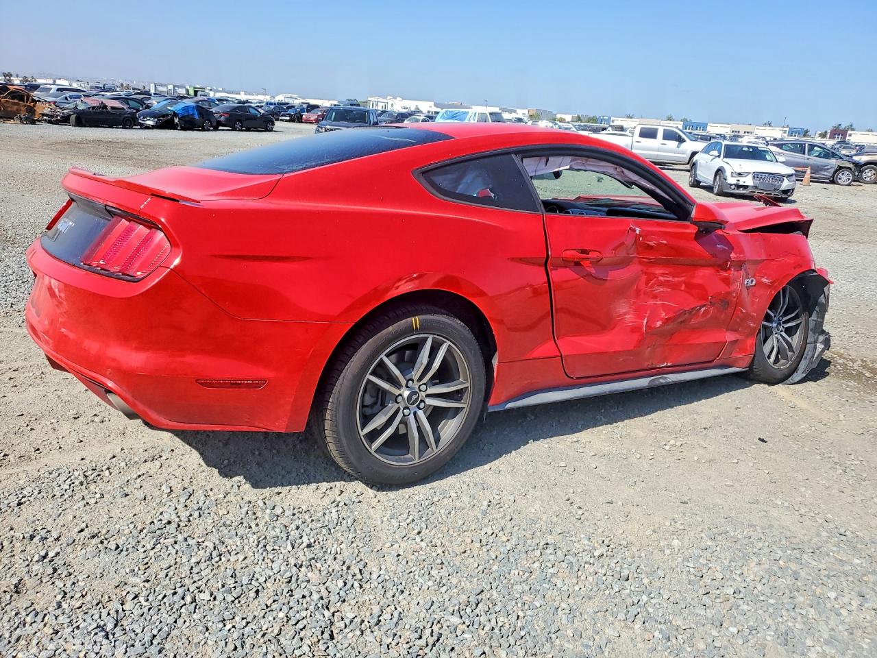 2015 Ford Mustang Gt Orange vin: 1FA6P8CF8F5435922