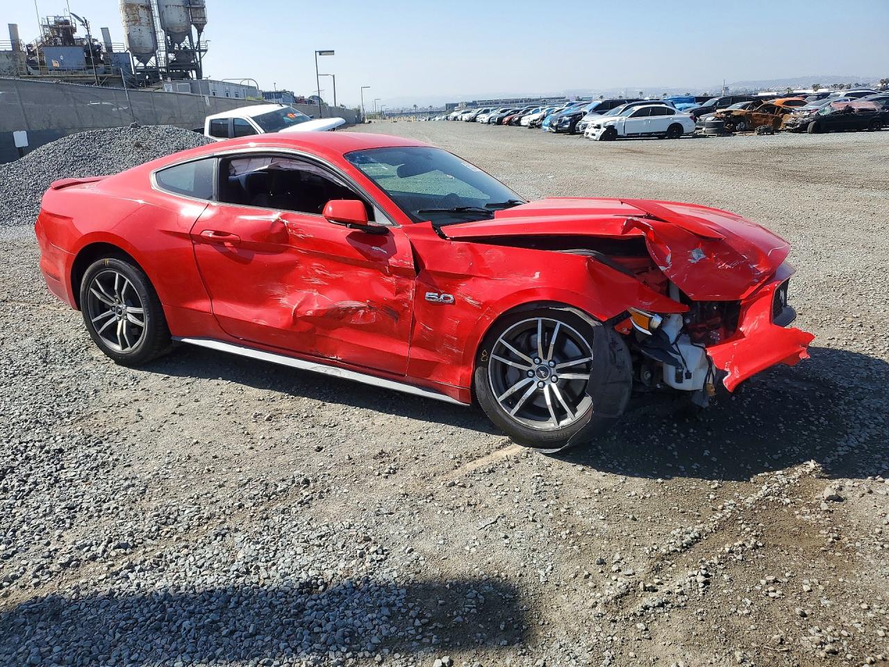 2015 Ford Mustang Gt Orange vin: 1FA6P8CF8F5435922
