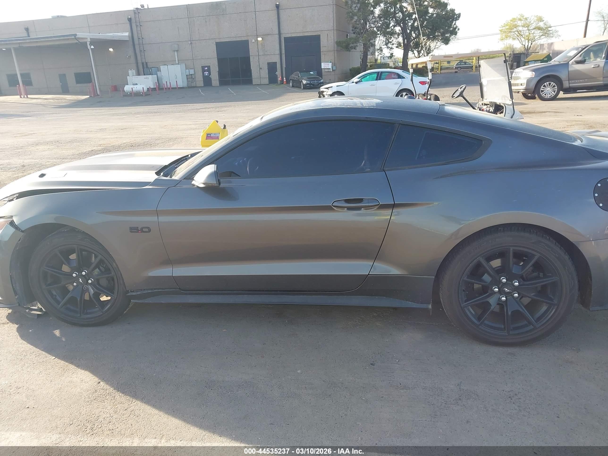 2017 Ford Mustang Gt Premium Gray vin: 1FA6P8CF8H5247727
