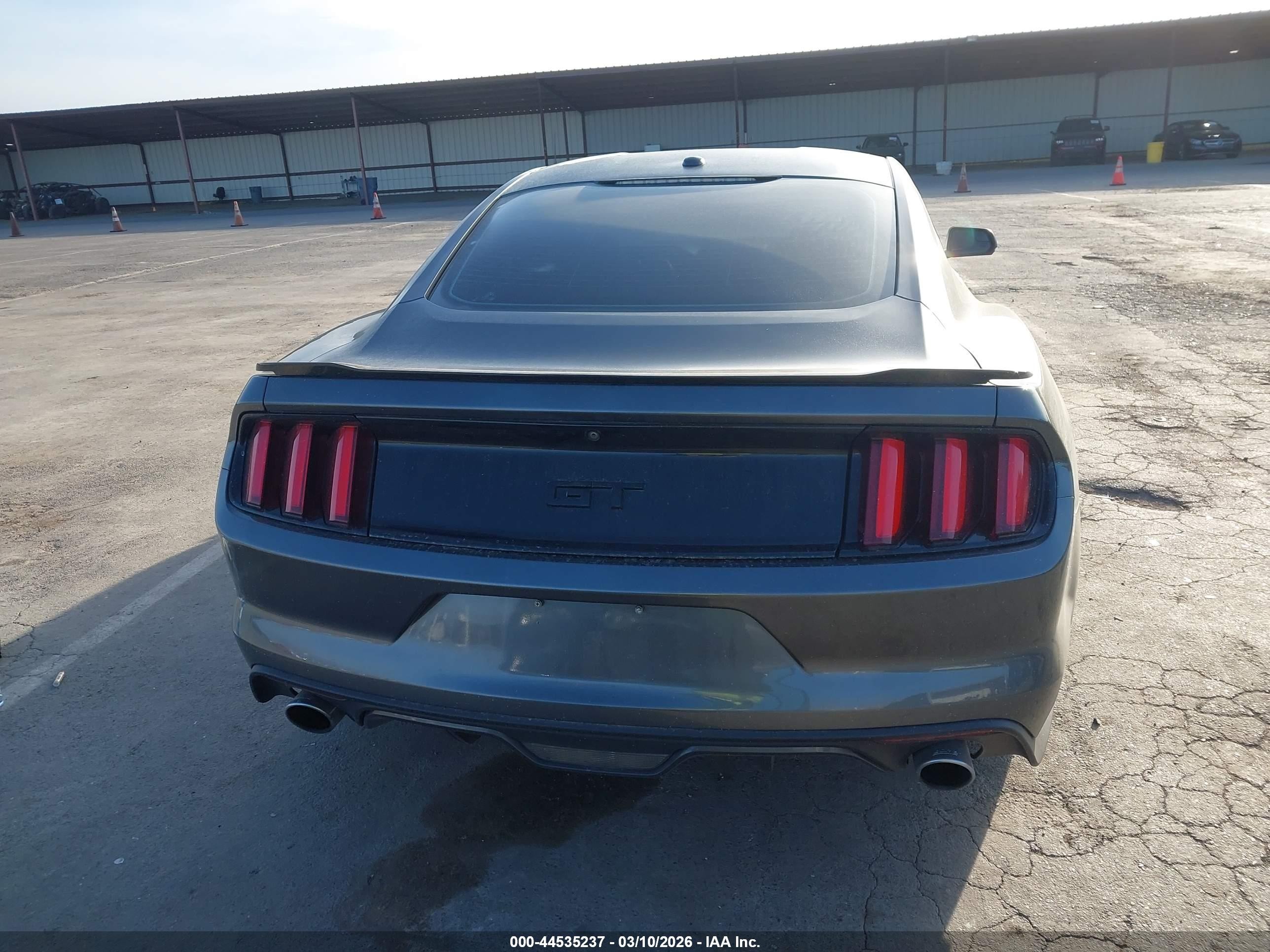 2017 Ford Mustang Gt Premium Gray vin: 1FA6P8CF8H5247727