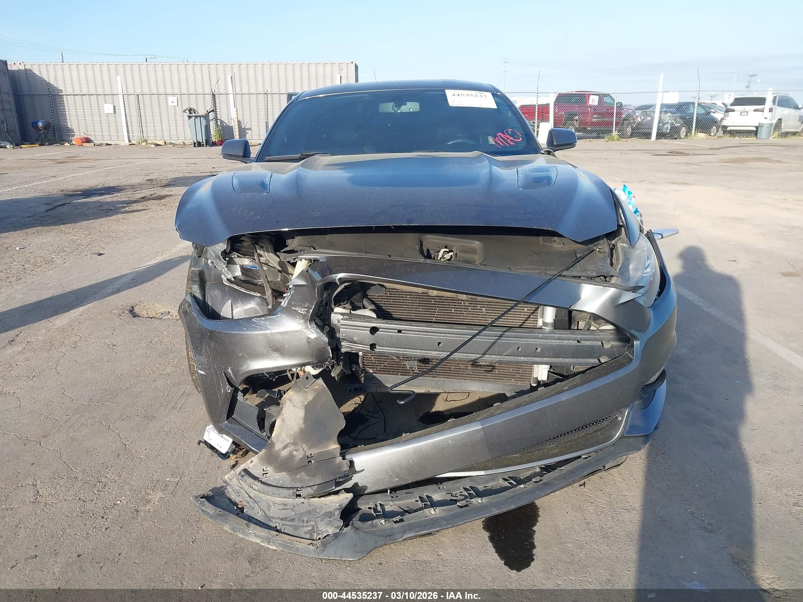 2017 Ford Mustang Gt Premium Gray vin: 1FA6P8CF8H5247727