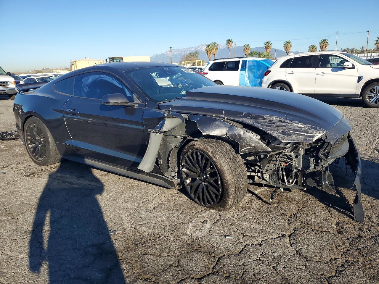 2019 Ford Mustang Gt Угольный vin: 1FA6P8CF8K5118801