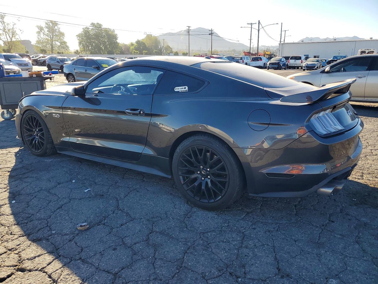 2019 Ford Mustang Gt Угольный vin: 1FA6P8CF8K5118801