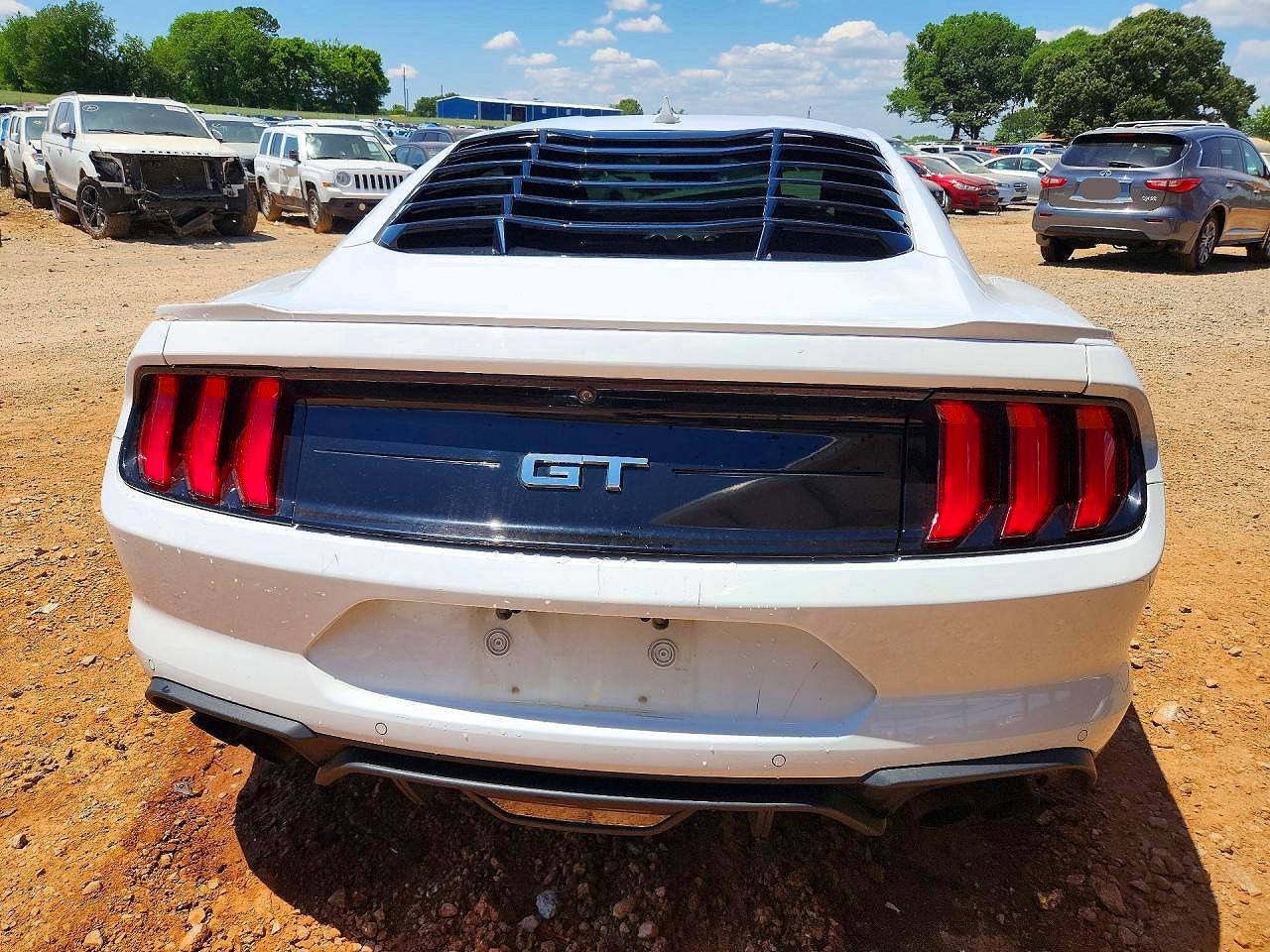 2023 Ford Mustang Gt White vin: 1FA6P8CF8P5304605