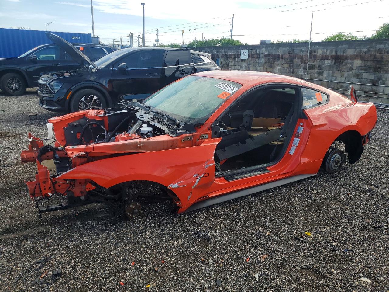 2015 Ford Mustang Gt Orange vin: 1FA6P8CF9F5379957