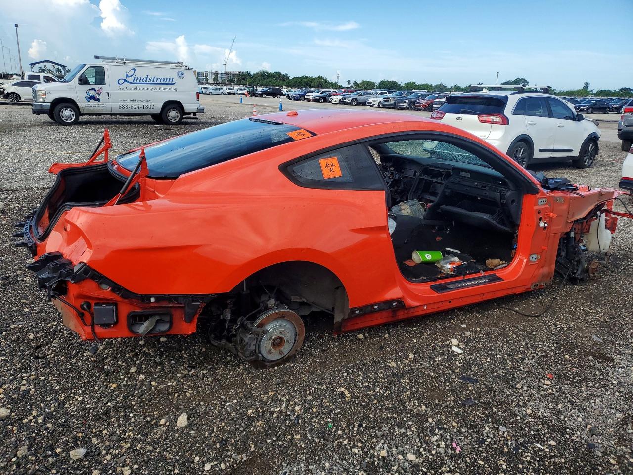 2015 Ford Mustang Gt Orange vin: 1FA6P8CF9F5379957