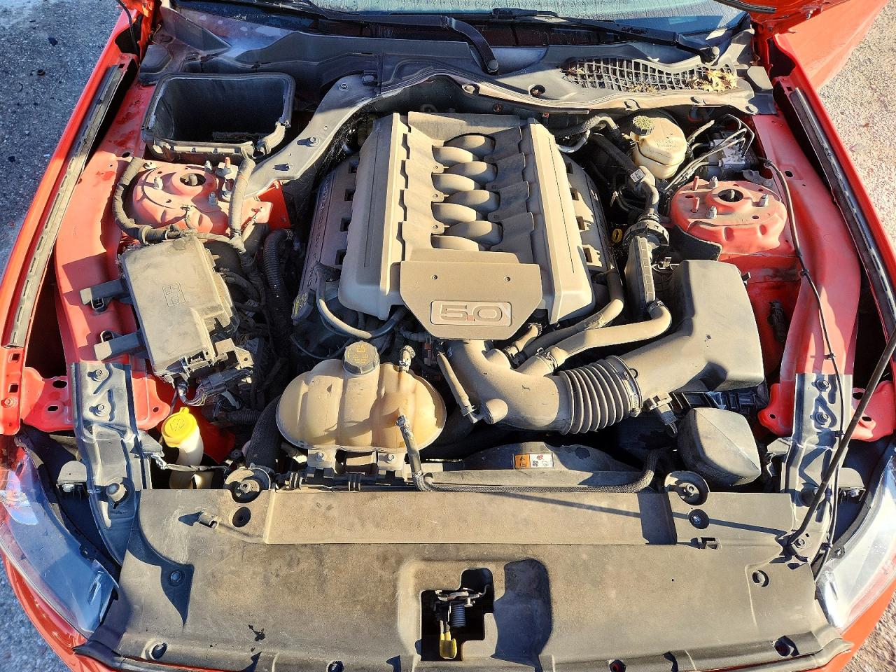 2015 Ford Mustang Gt Red vin: 1FA6P8CF9F5399514