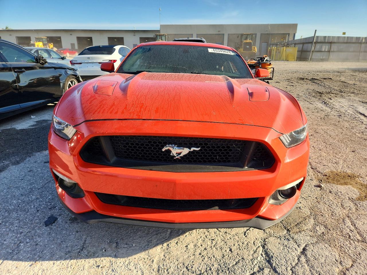 2015 Ford Mustang Gt Red vin: 1FA6P8CF9F5399514
