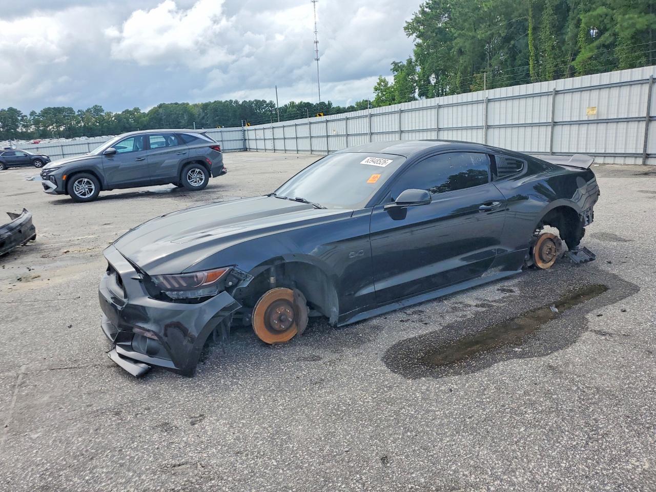 2015 Ford Mustang Gt Черный vin: 1FA6P8CF9F5417798