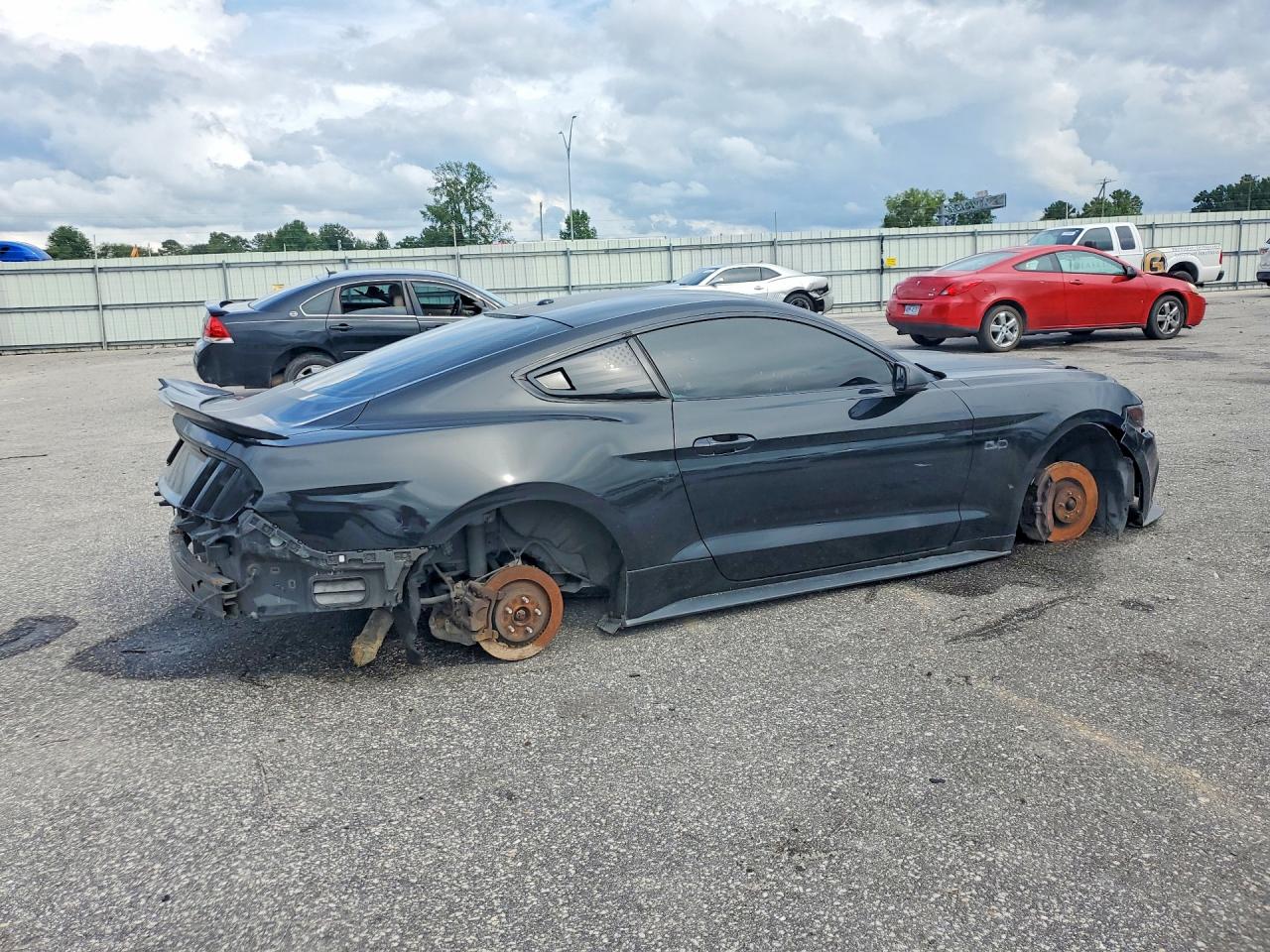 2015 Ford Mustang Gt Черный vin: 1FA6P8CF9F5417798