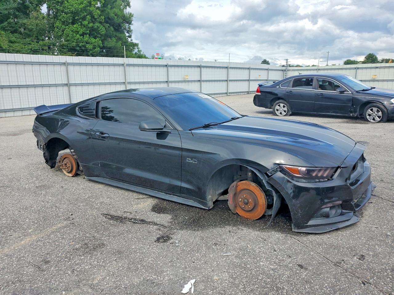 2015 Ford Mustang Gt Черный vin: 1FA6P8CF9F5417798