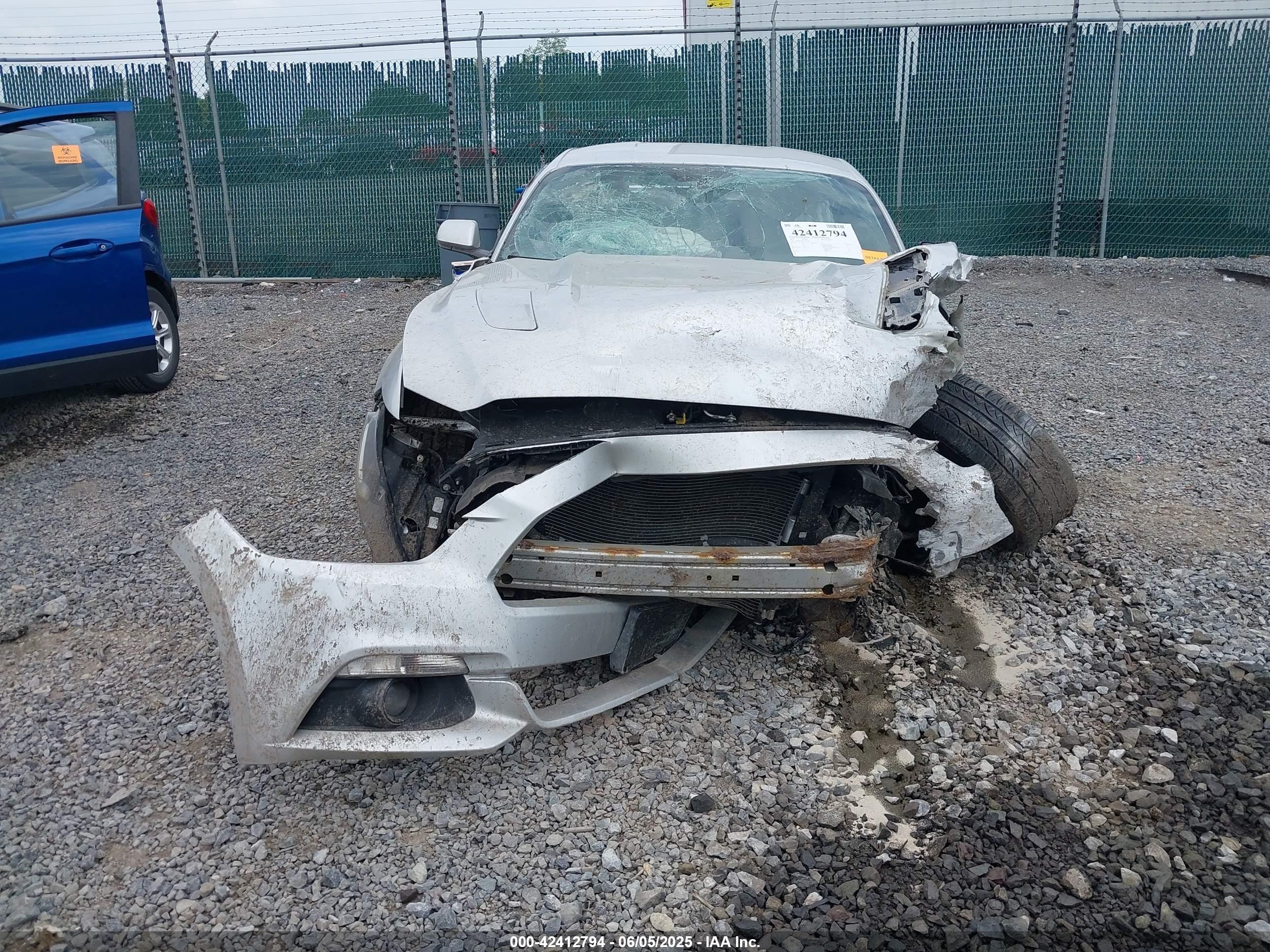 2015 Ford Mustang Gt Silver vin: 1FA6P8CF9F5432740