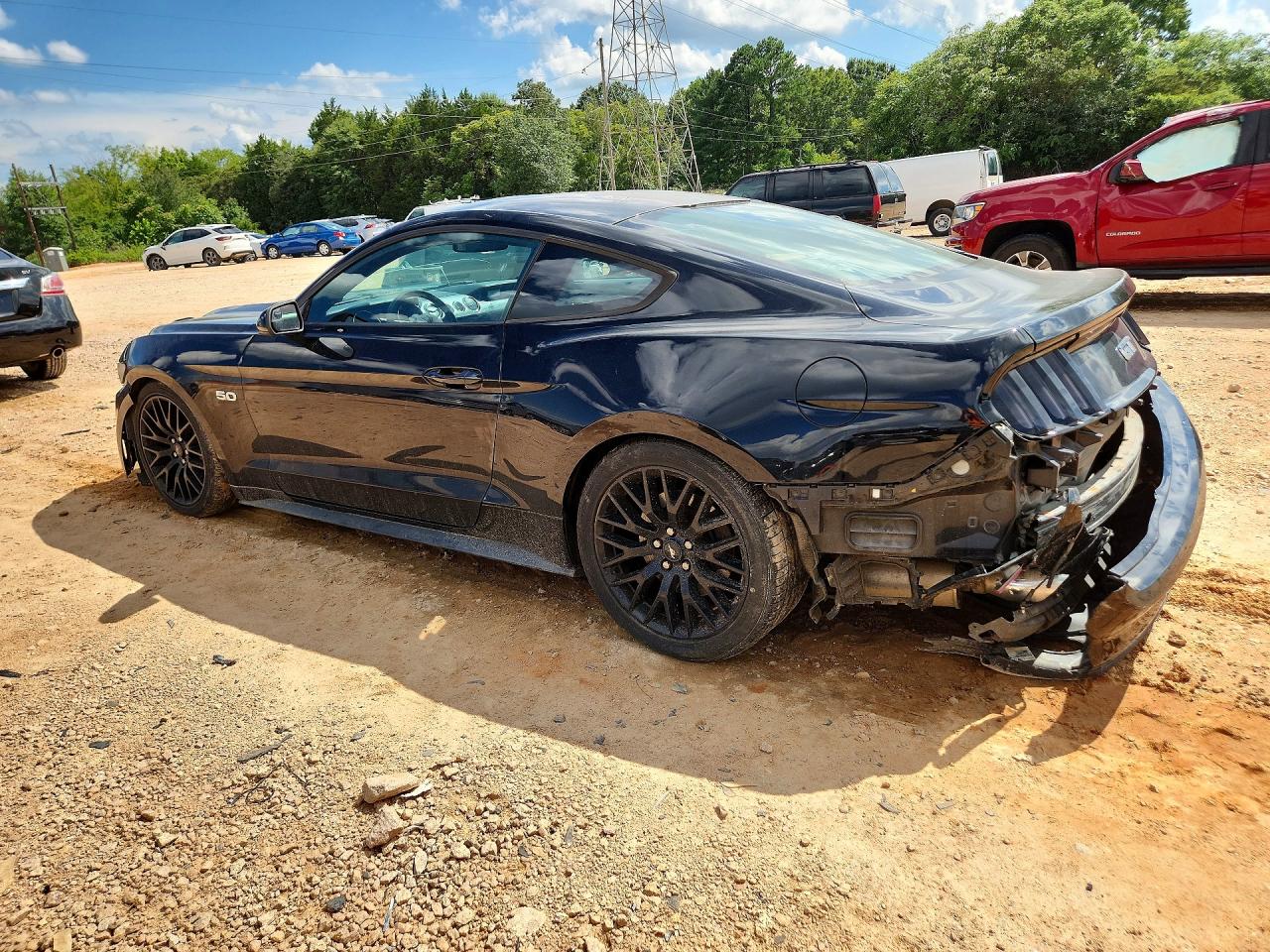 2015 Ford Mustang Gt Черный vin: 1FA6P8CF9F5432897