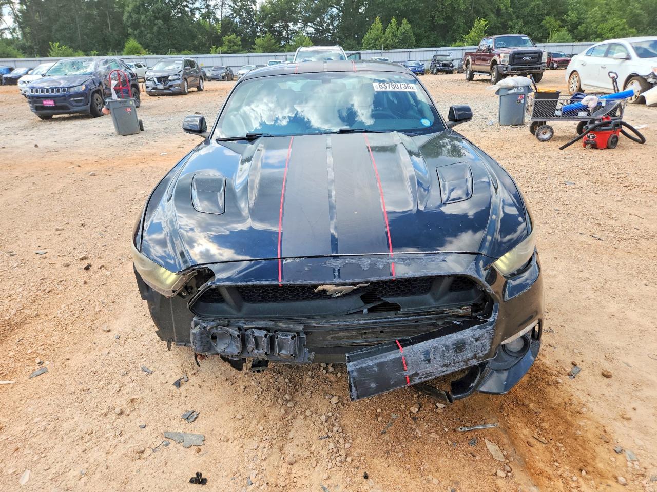 2015 Ford Mustang Gt Черный vin: 1FA6P8CF9F5432897