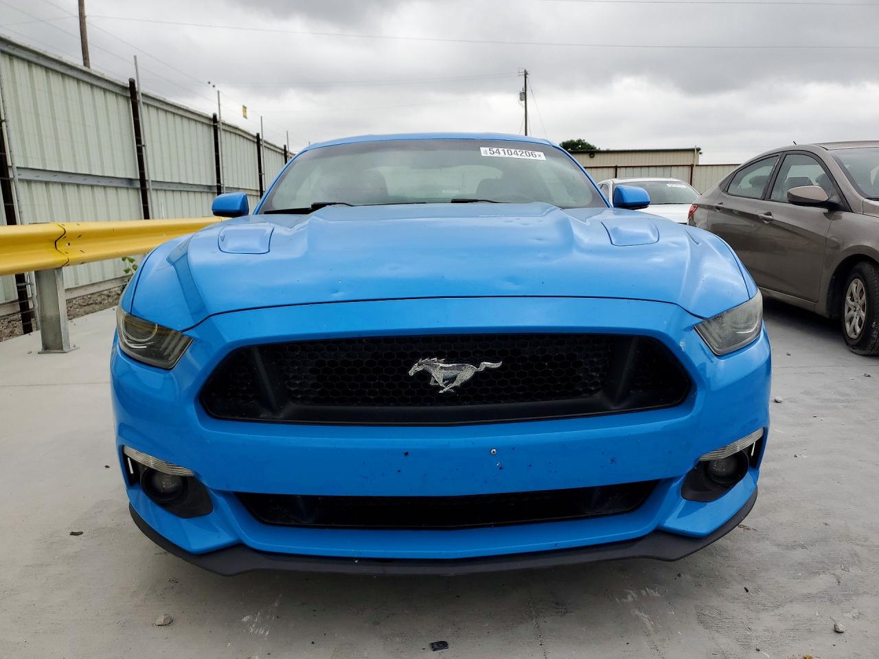 2017 Ford Mustang Gt Blue vin: 1FA6P8CF9H5239233