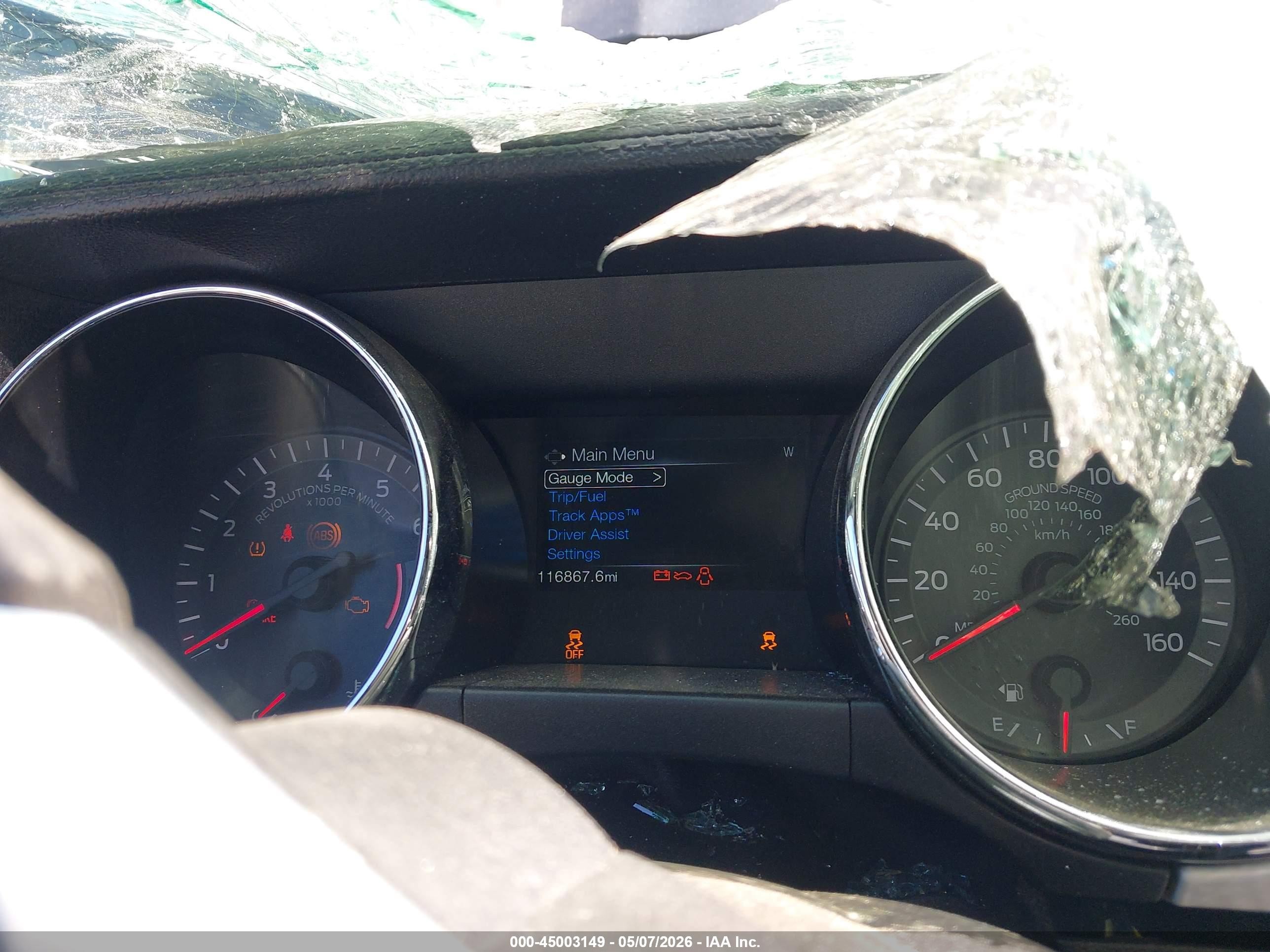 2017 Ford Mustang Gt Premium Серый vin: 1FA6P8CF9H5312908
