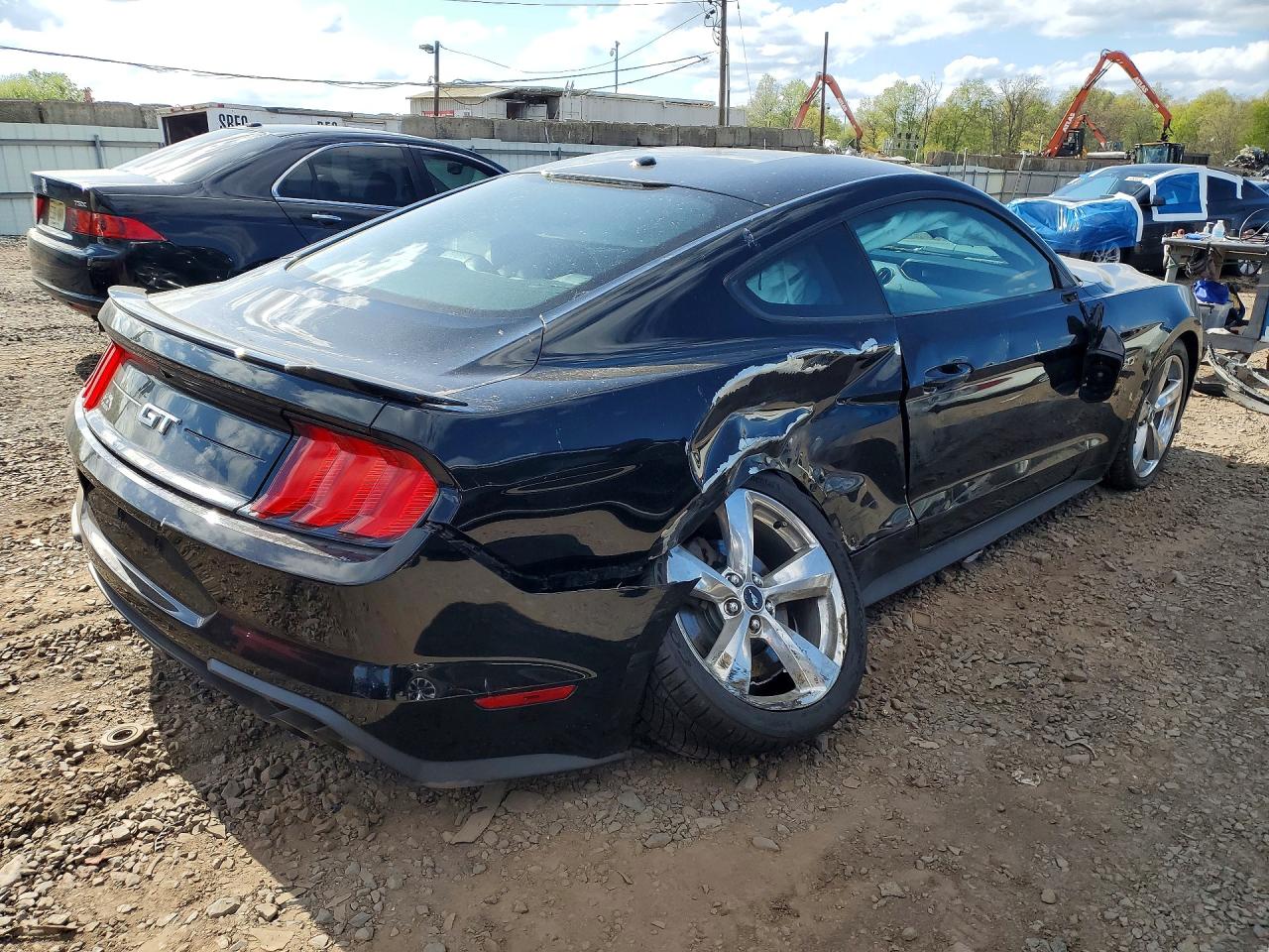2019 Ford Mustang Gt Black vin: 1FA6P8CF9K5152620