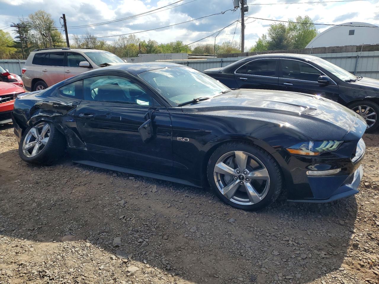 2019 Ford Mustang Gt Black vin: 1FA6P8CF9K5152620