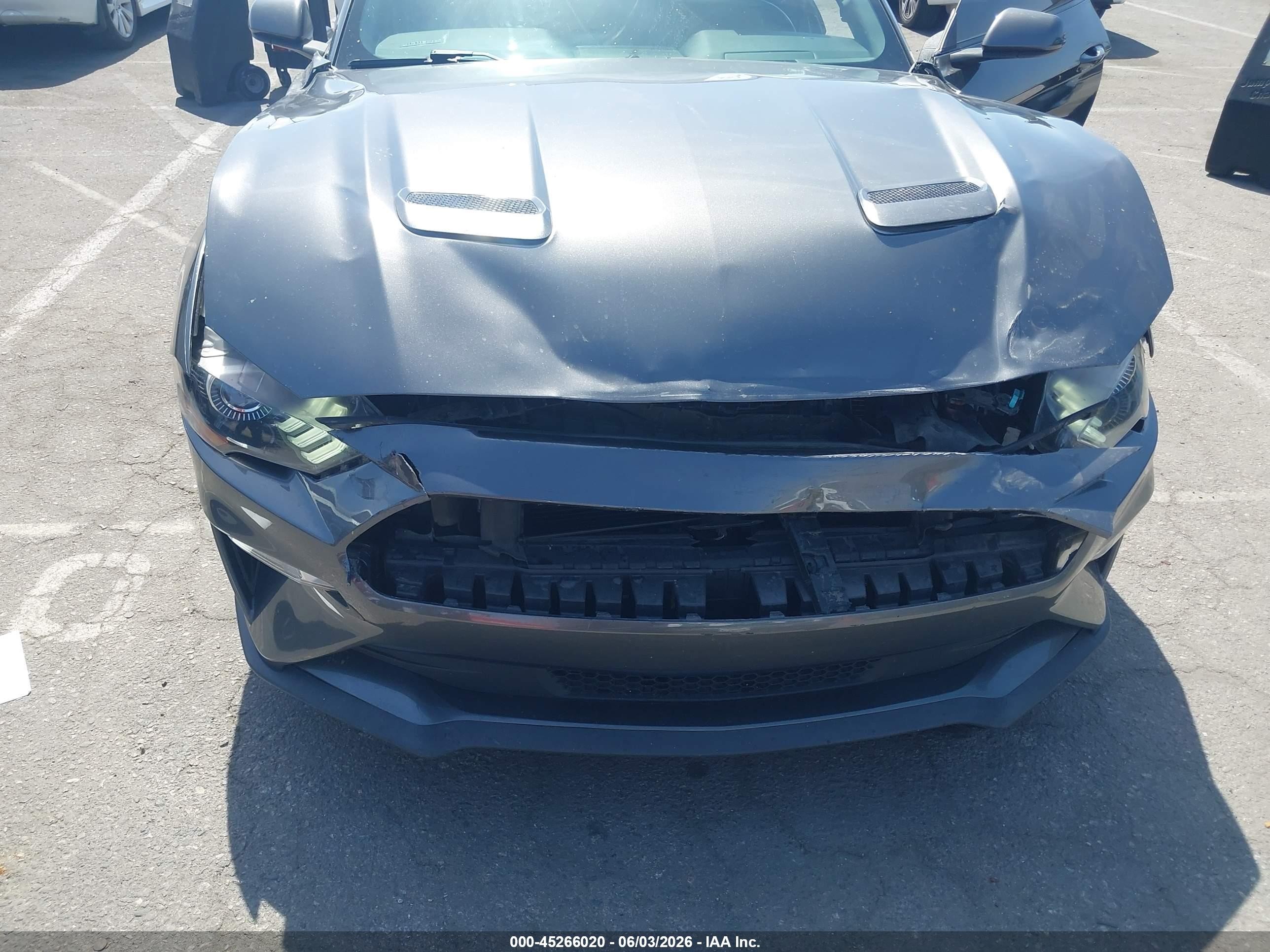 2020 Ford Mustang Gt Fastback Gray vin: 1FA6P8CF9L5114239