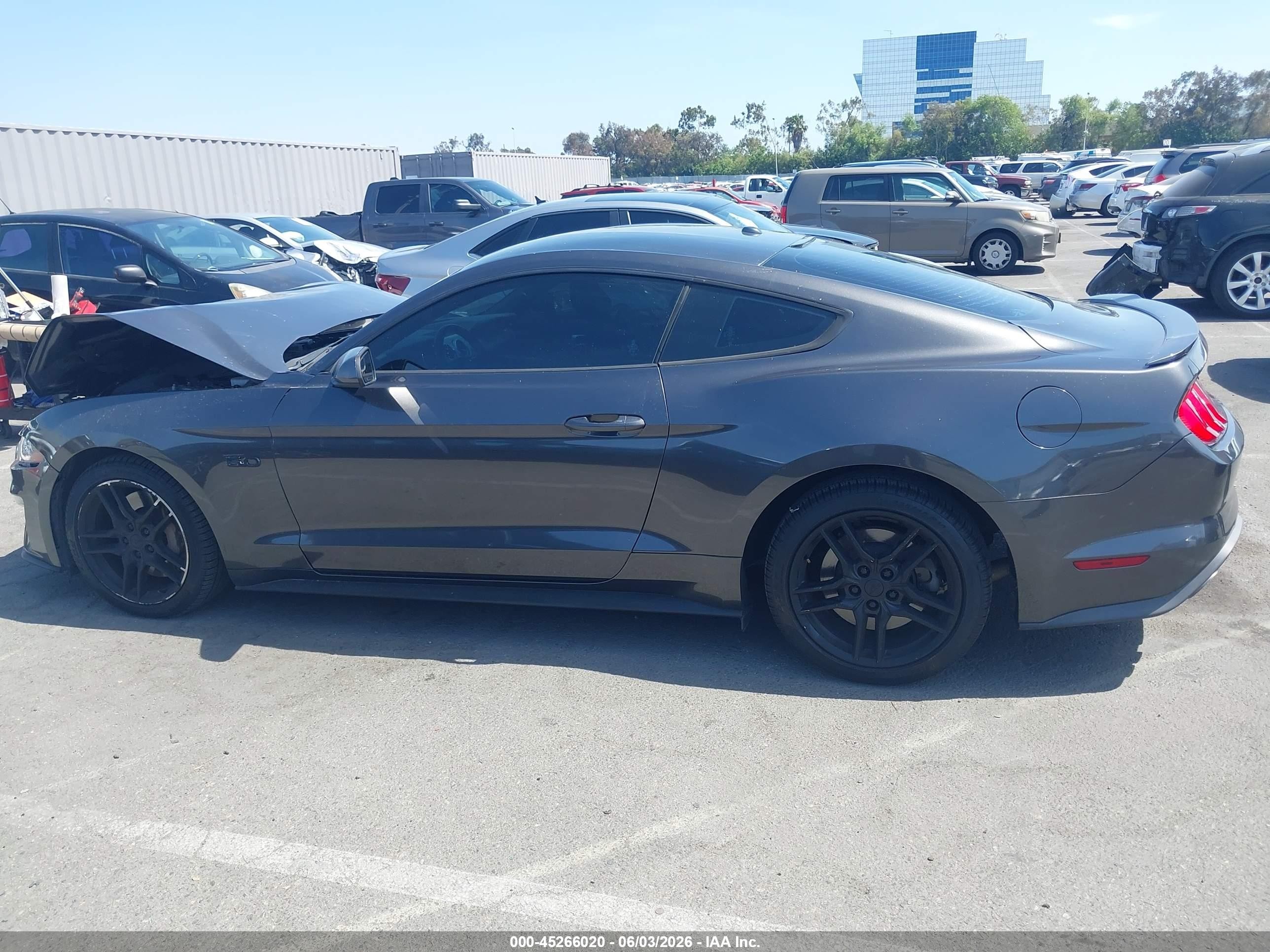 2020 Ford Mustang Gt Fastback Gray vin: 1FA6P8CF9L5114239