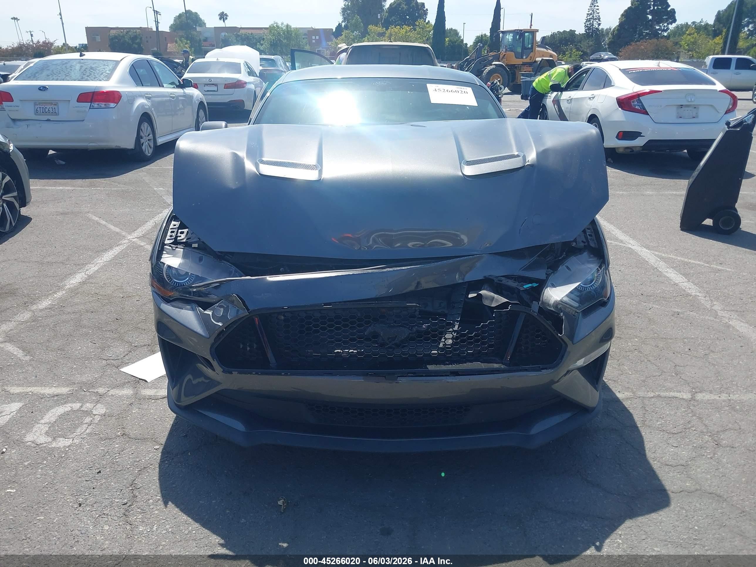 2020 Ford Mustang Gt Fastback Gray vin: 1FA6P8CF9L5114239