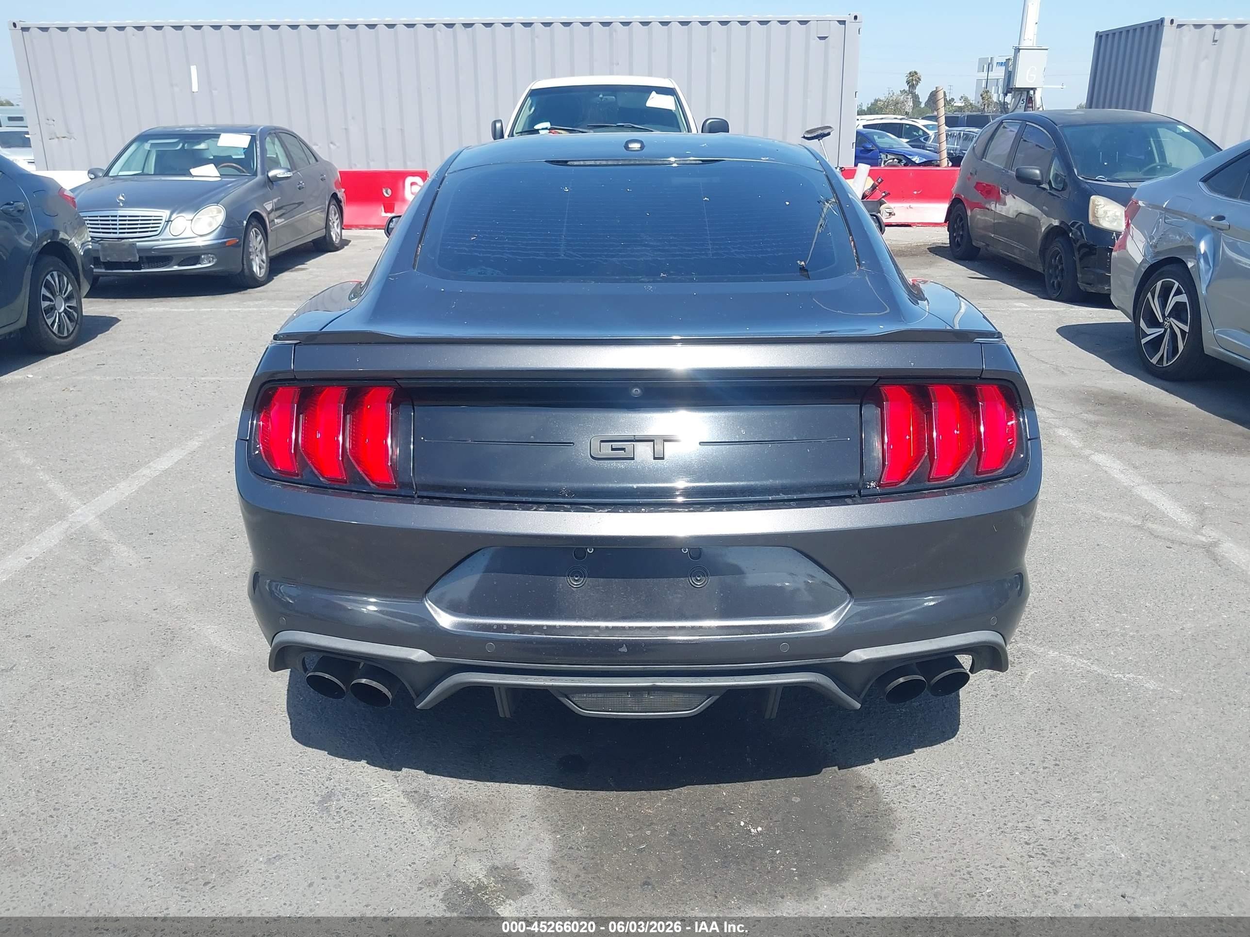 2020 Ford Mustang Gt Fastback Gray vin: 1FA6P8CF9L5114239
