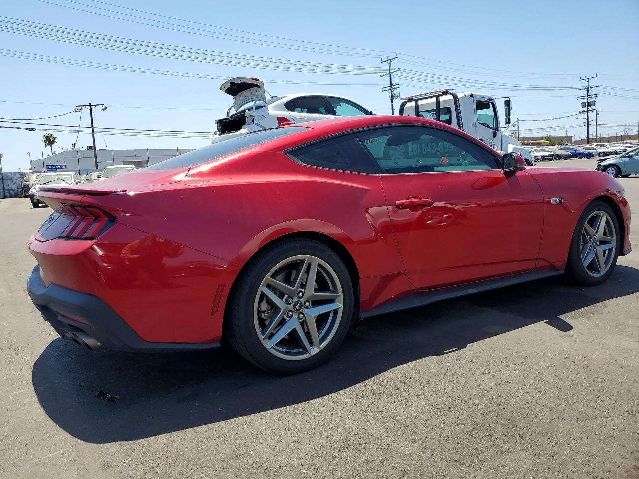 2024 Ford Mustang Gt Red vin: 1FA6P8CF9R5407809